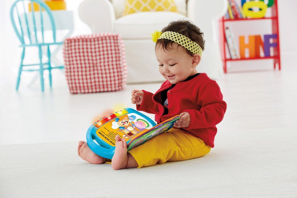 Fisher-Price® Kinderbuch Lernspaß, Liederbuch türkis, mit Sound