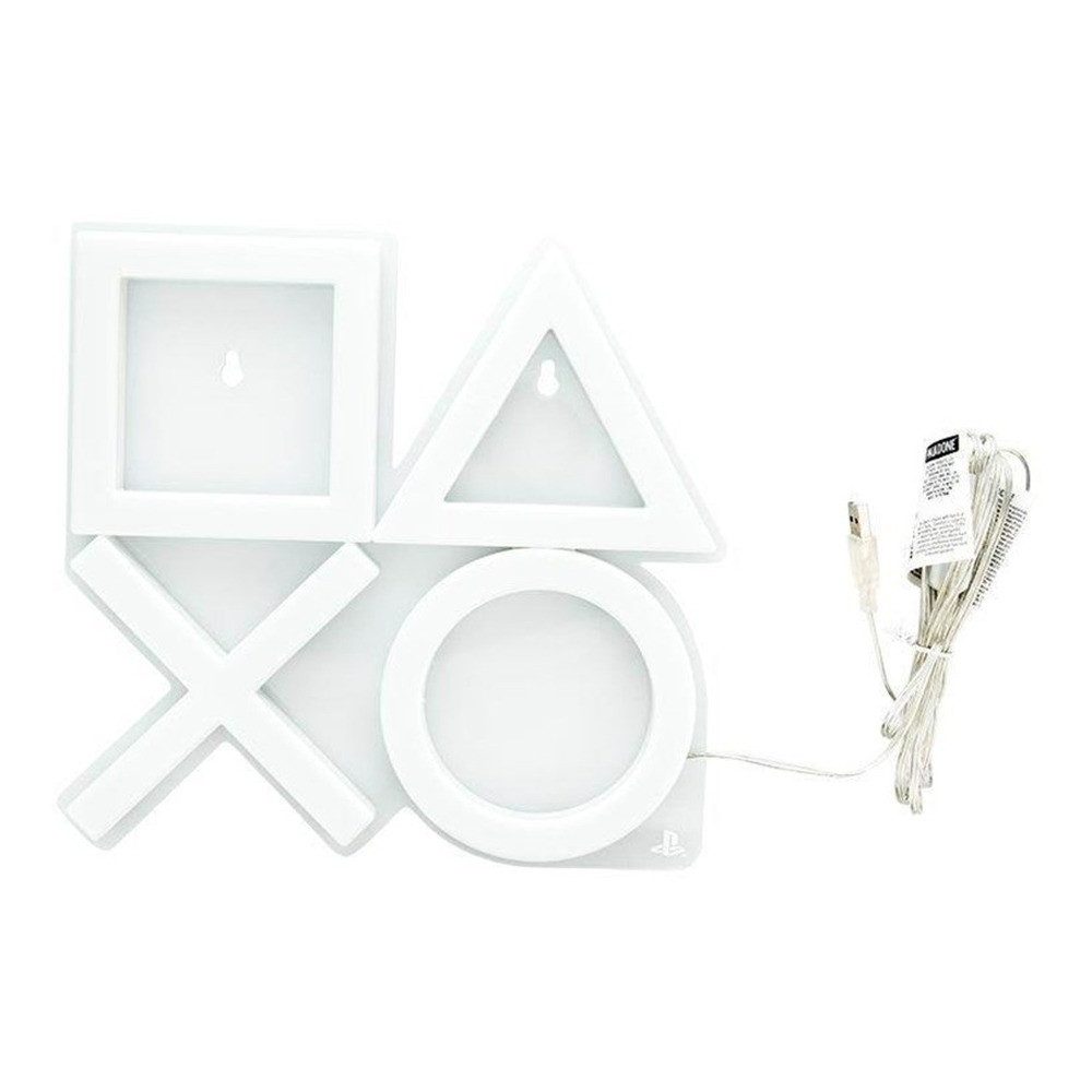 Paladone LED Wandleuchte Playstation, verstellbar, LED, Mit verstellbar und LED.