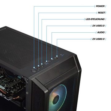 Kiebel Citadel 12 Gaming-PC (Intel Core i5 Intel Core i5-12400F, RTX 3050, 32 GB RAM, 2000 GB SSD, Luftkühlung, ARGB-Beleuchtung)