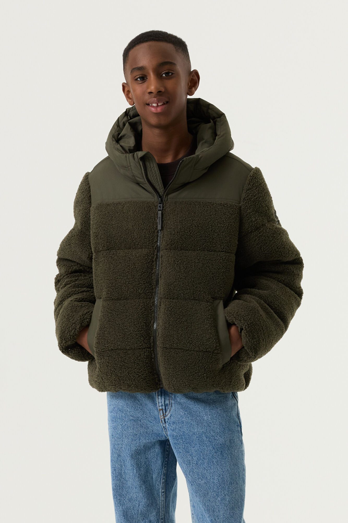 Garcia Steppjacke mit Teddy-Fell for Boys