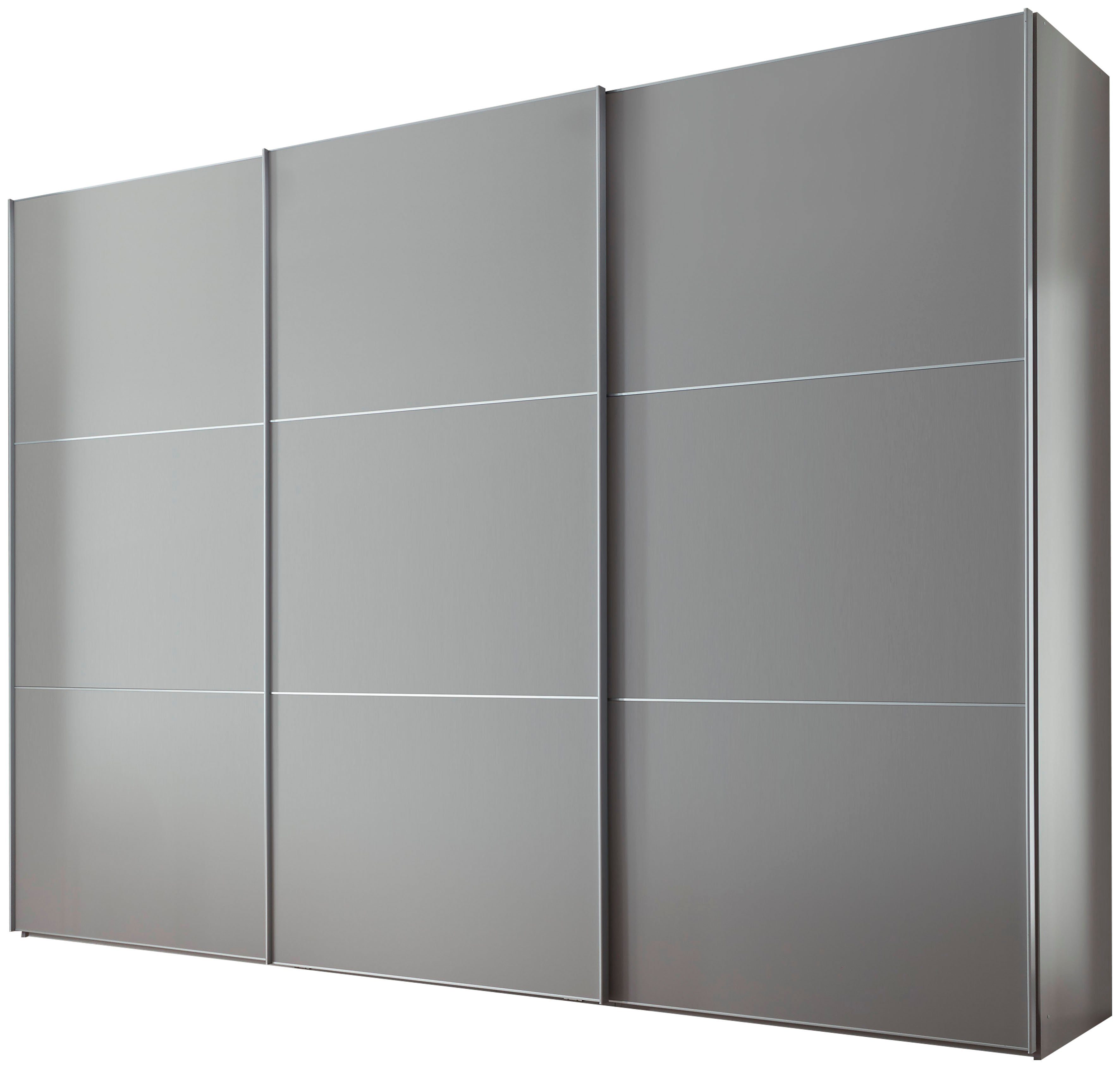 STAUD Schwebetürenschrank Includo, kurze Lieferzeit: "Premium Variante in Weiß in 249cm Breite" (3 Breiten (ca. 250, 280 oder 300cm), Höhe 222cm)