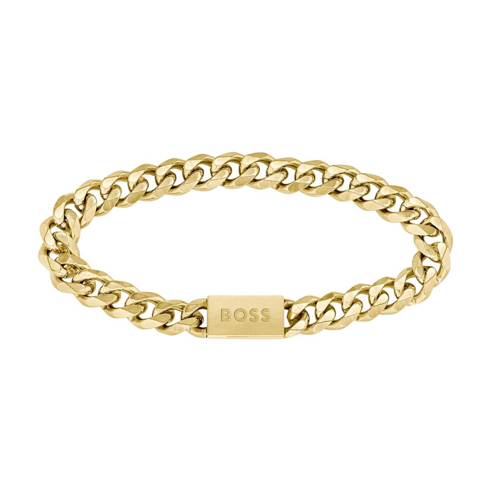 BOSS Edelstahlarmband 1580403M, Armband, Boss, Vergoldet, günstig online kaufen
