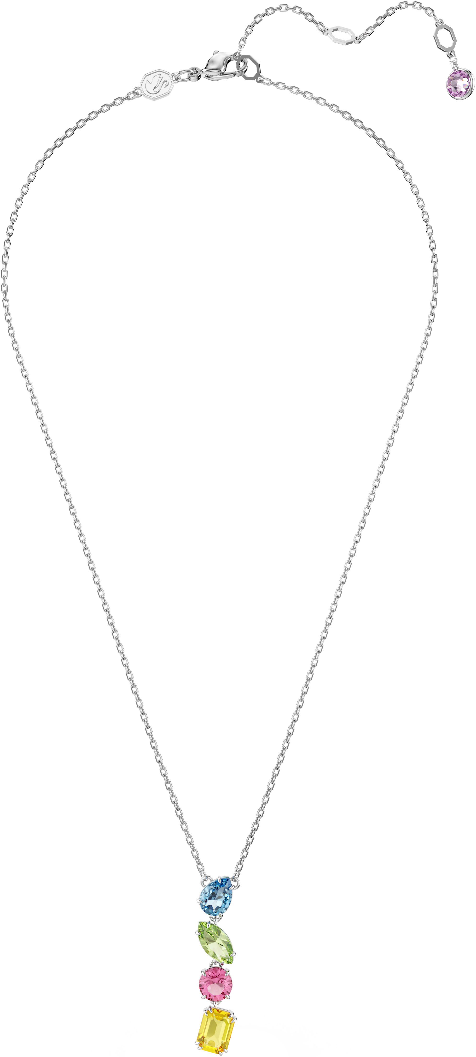 Swarovski Kette mit Anhänger Schmuck Geschenk Halskette Gema Y-Anhänger, mit Swarovski® Kristall