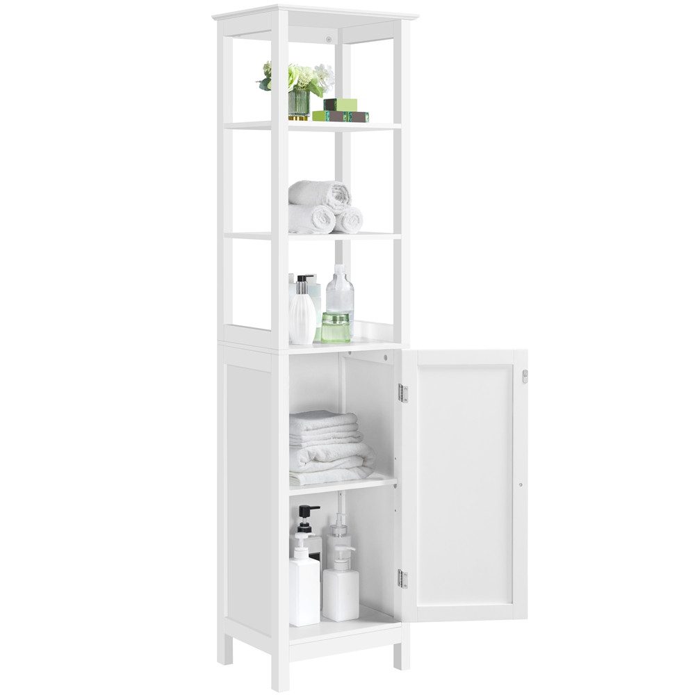 Yaheetech Hochschrank Badezimmerschrank Badkommode Badregal Badschrank günstig online kaufen