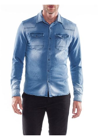 Рубашка джинсовая с Used-Effekten &raq...