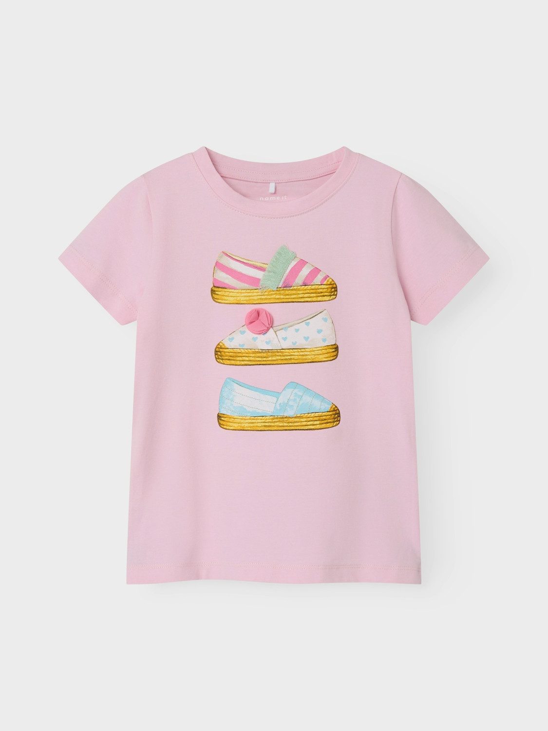 Name It T-Shirt 2er-Set Print Design Kurzarm Oberteil für Unisex (2-tlg) NMFFANG SS TOP