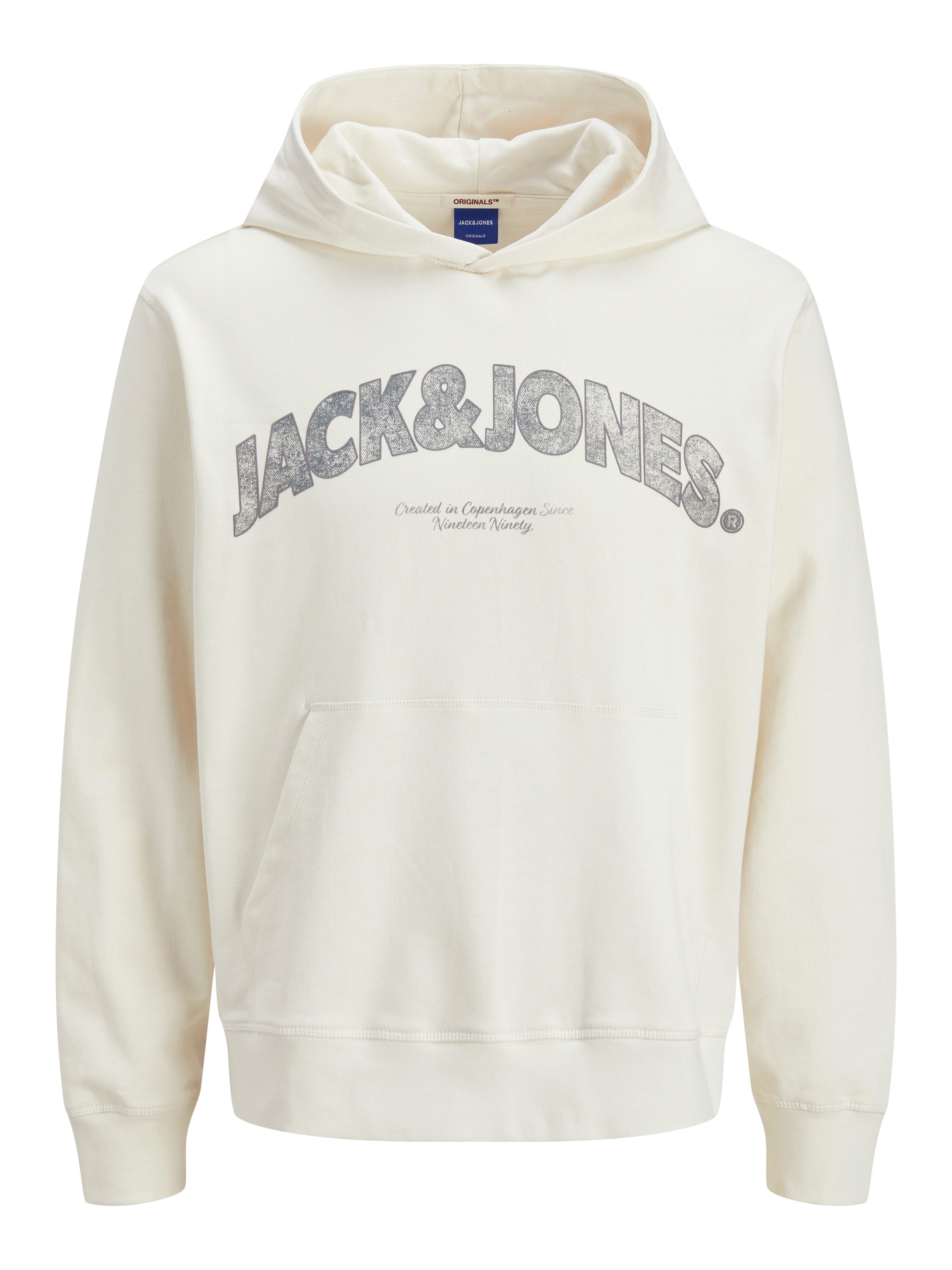 Jack & Jones PlusSize Kapuzensweatshirt JORALMERIA SWEAT HOOD PLS mit Logo Print