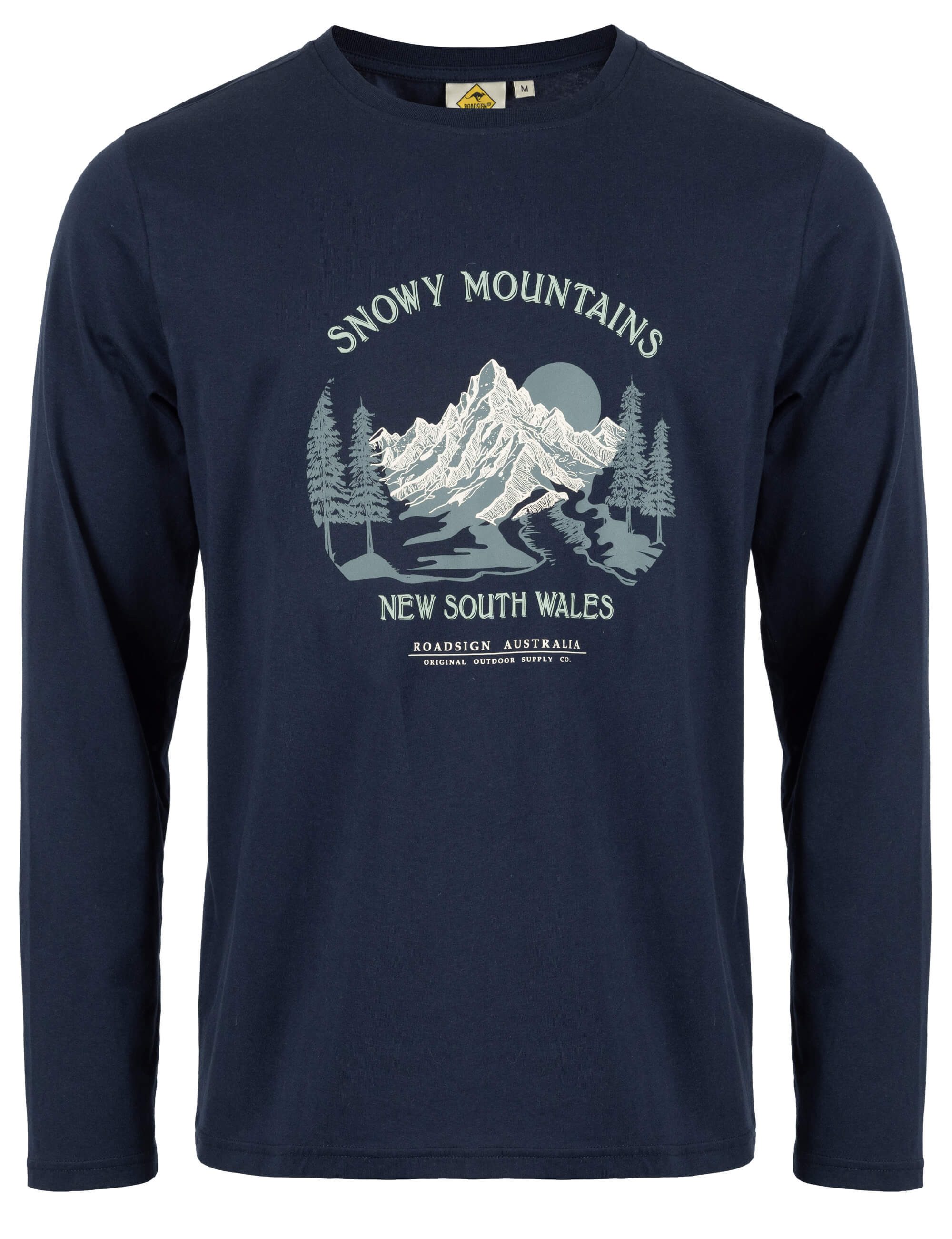ROADSIGN australia Langarmshirt Snowy Mountain (1, 1-tlg., 1) Baumwollshirt mit Print