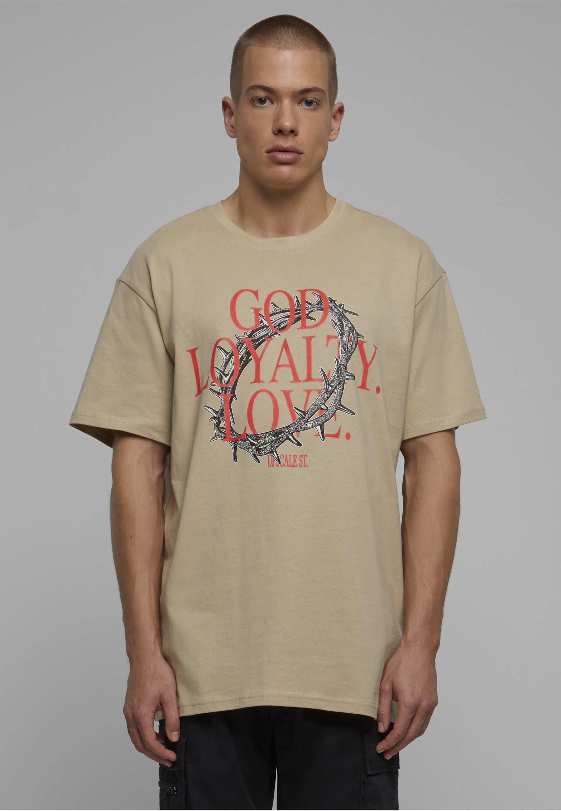 Upscale by Mister Tee T-Shirt Upscale by Mister Tee Unisex God Loyalty Love Oversize Tee (1-tlg)