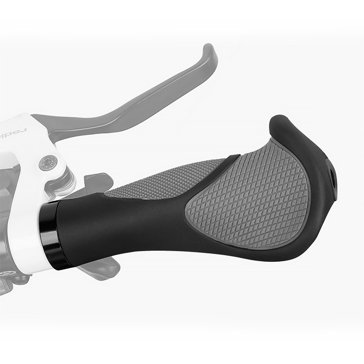 MidGard Fahrradlenkergriff Рульgriffe f. E-Bike Fahrradgriffe Fahrrad-Griffe f. MTB Gummigriffe (2-St)