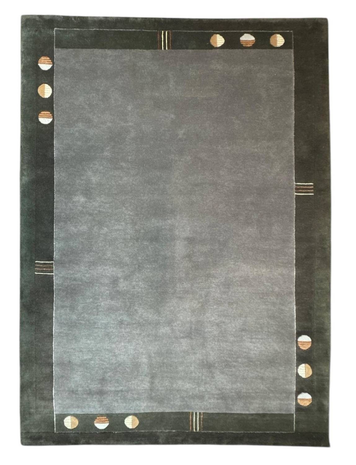 Rug Studios Teppich VENUS NEPAL - HANDGEKNÜPFT MODERN, Rechteckig, Höhe: 20 mm, Handgeknüpft, 170 x 240 cm, Grau