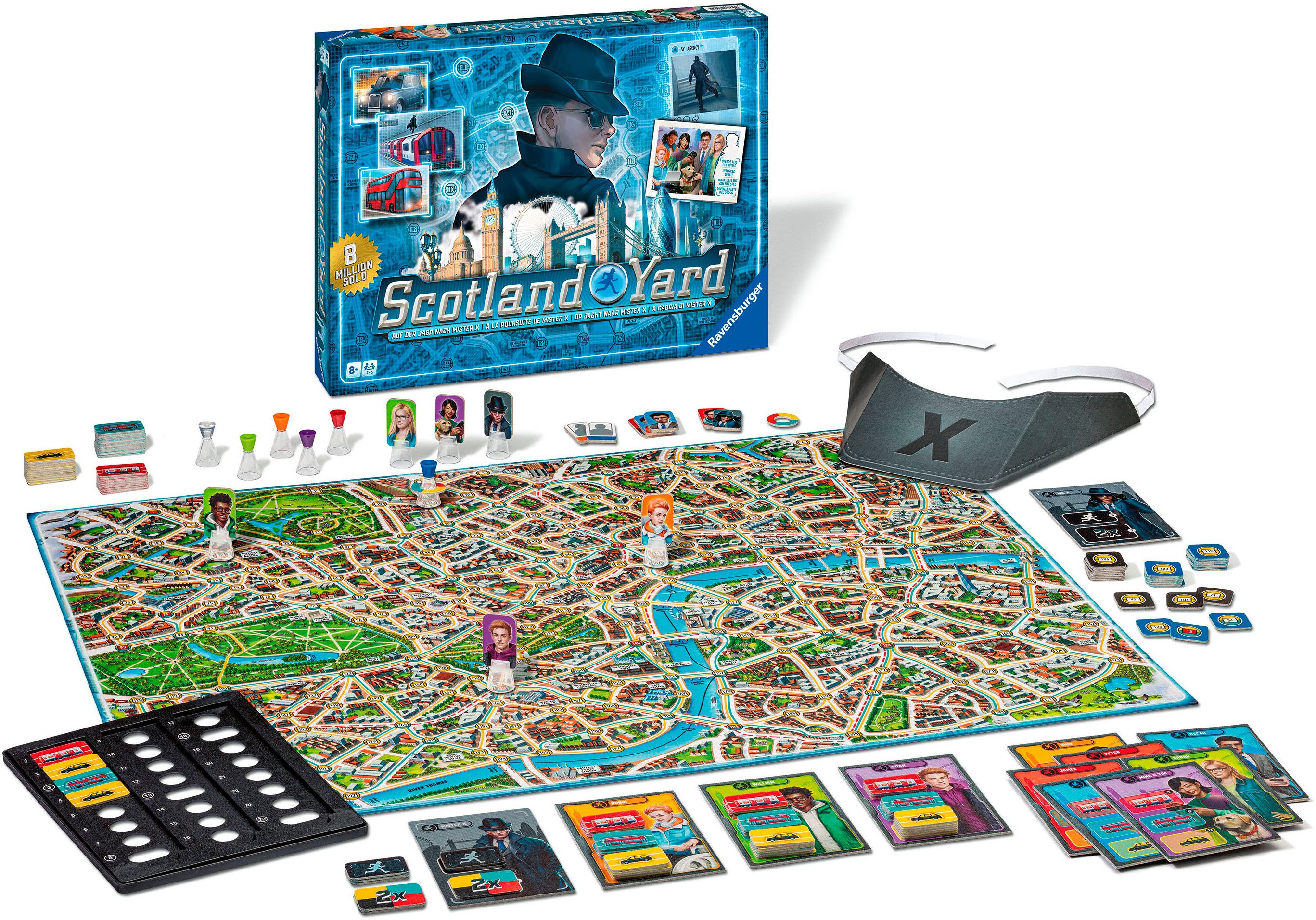 Ravensburger Spiel Scotland Yard, Made in Europe