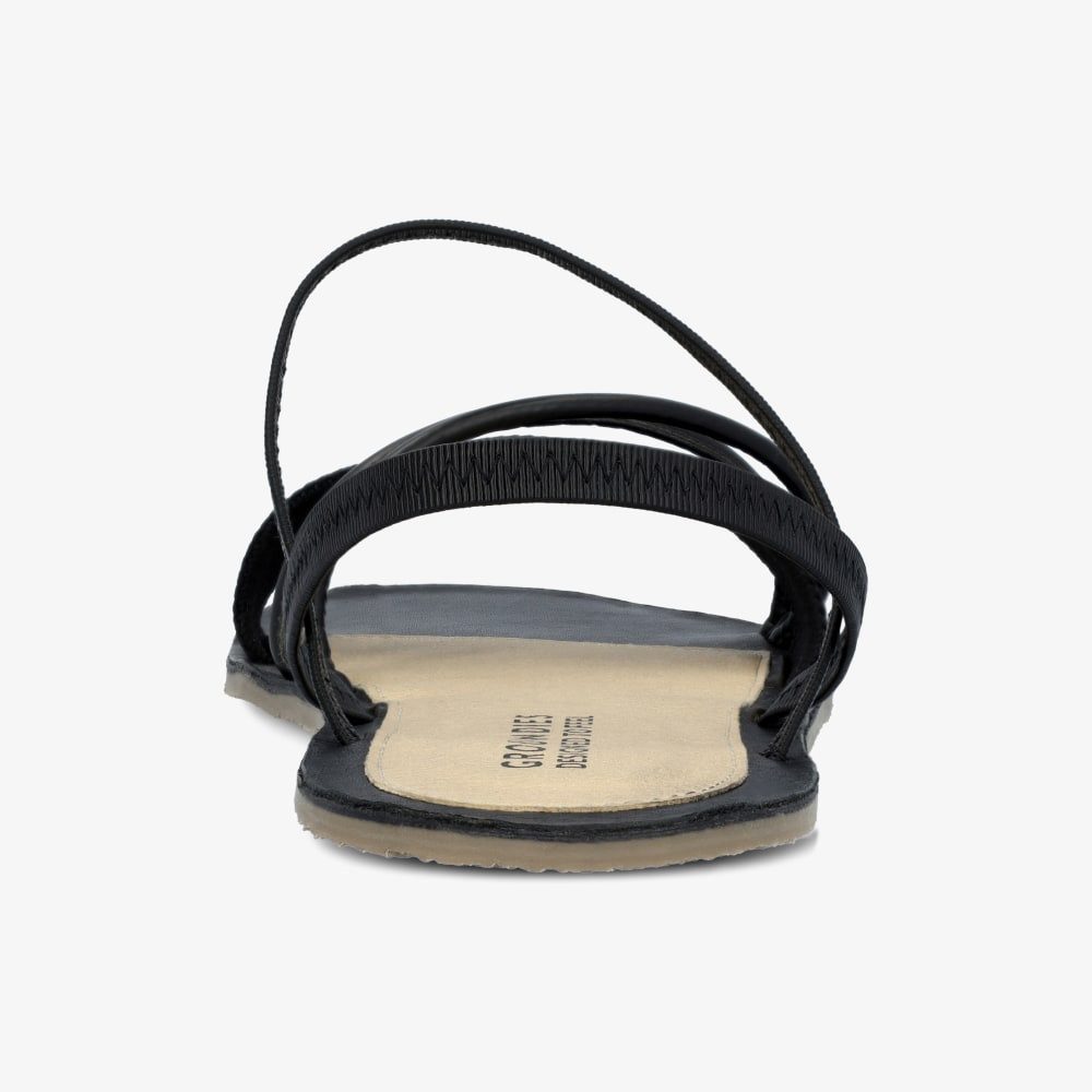 GROUNDIES Groundies Sandalen Damen Barfußschuhe Barefoot Corfu Leder Pumps