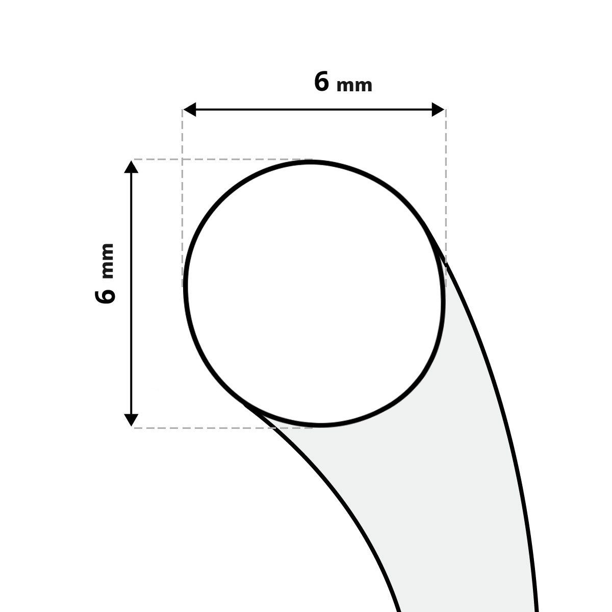 STEIGNER Dichtungsband STEIGNER Ofendichtschnur Kamindichtung aus GLASFASERN, (1m Rolle, 1-St., Ofendichtschnur + Montagekleber), hitzebeständig bis 550°C, feue – Bild 3 von 5