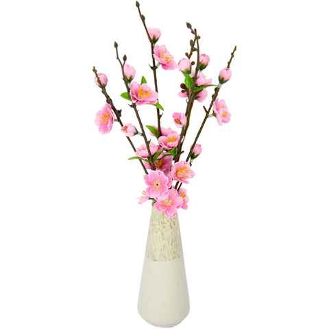 Kunstblume Kirschblütenbund, I.GE.A., Höhe 41 cm, Vase aus Keramik