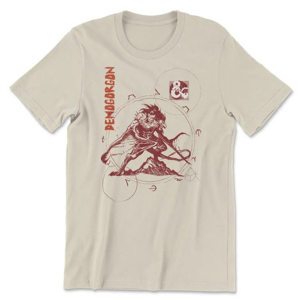 DUNGEONS & DRAGONS T-Shirt D&D Demogorgon Sketch T-Shirt