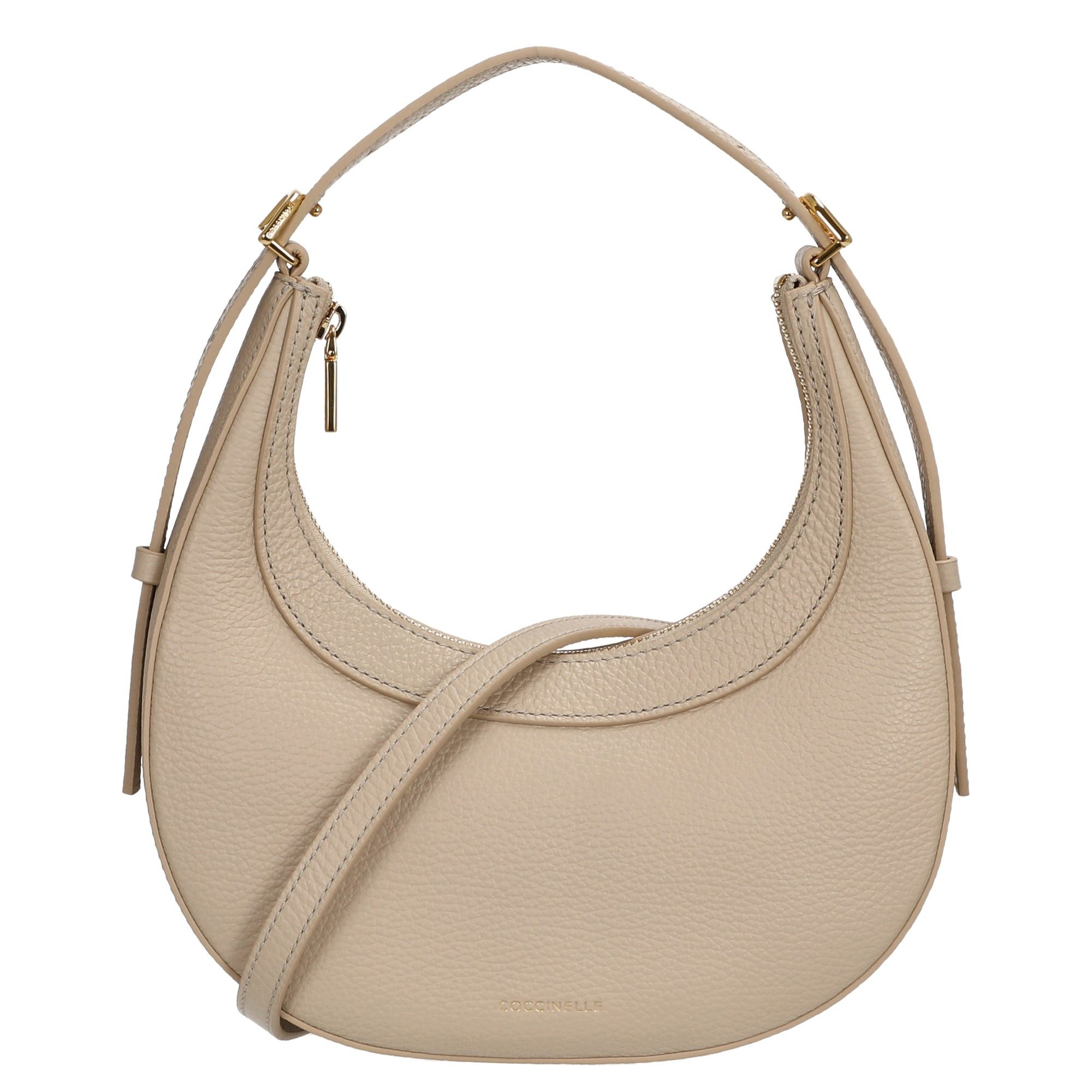 COCCINELLE Umhängetasche Whisper - Schultertasche 23.5 cm (sandshell)