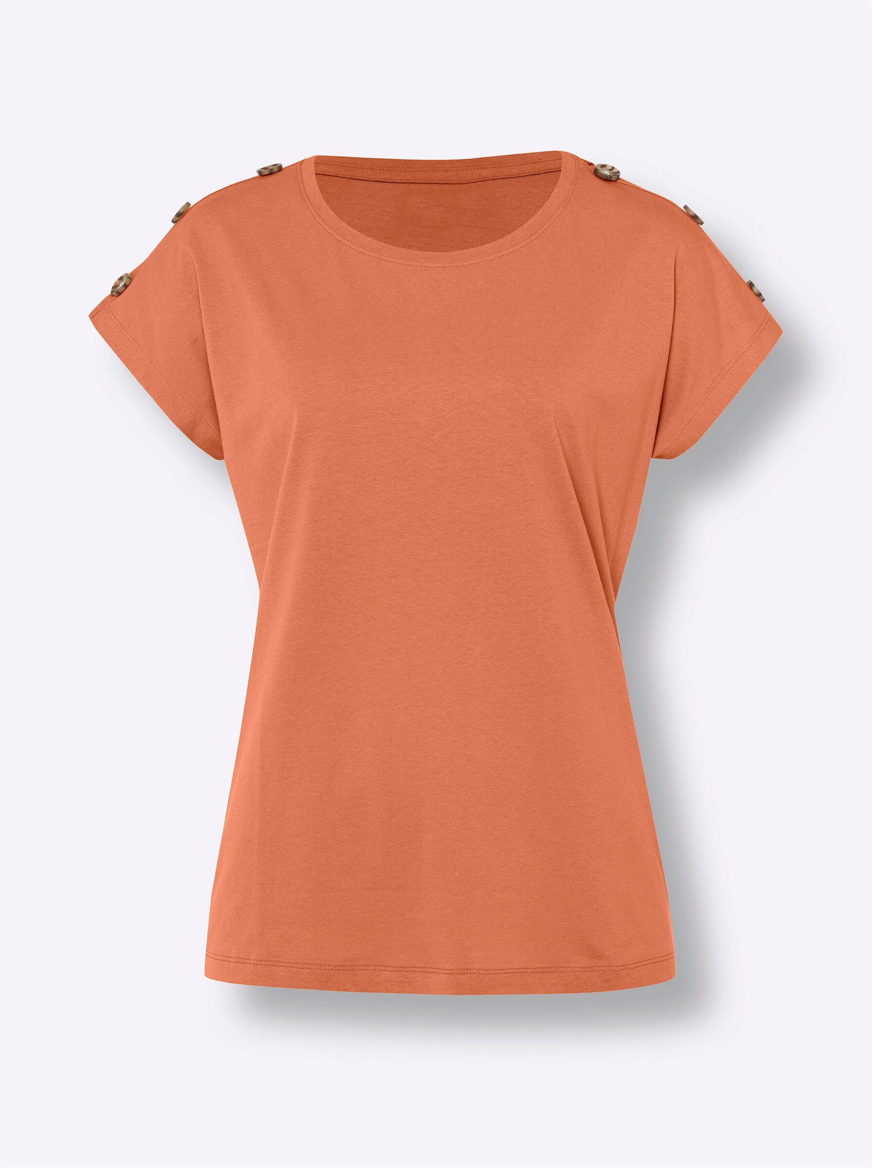 Sieh an! T-Shirt Kurzarm-Shirt Extra kurz – Bild 3 von 3
