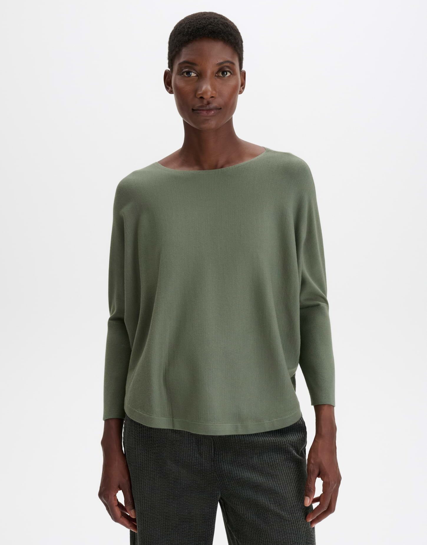 someday Strickpullover Tiraja aus fließender Viskose Pull-on für einen modernen, komfortablen Look