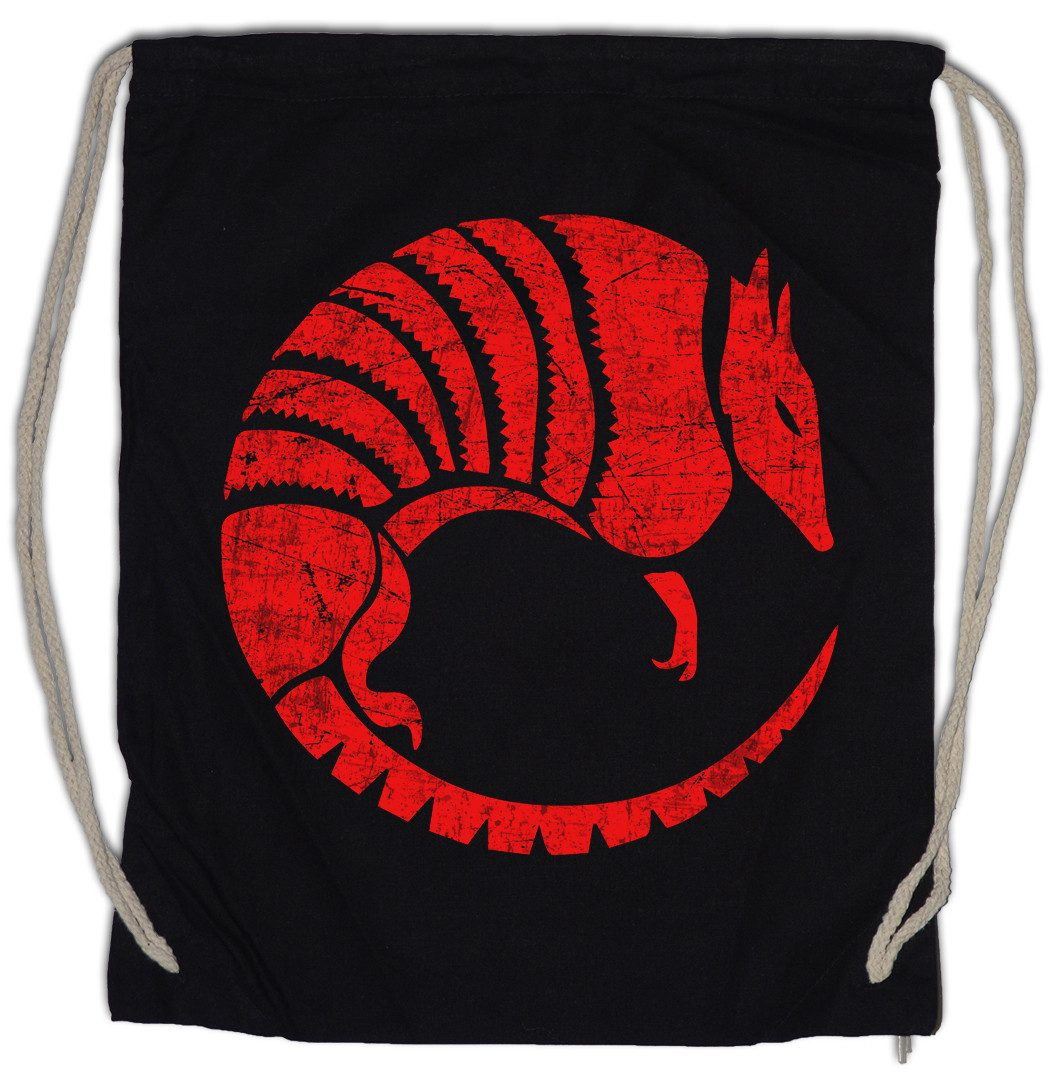 Urban Backwoods Turnbeutel Armadillo Territory I Turnbeutel Into The Logo Badlands Symbol Zeichen (1-tlg), Sign Sunny Quinn Lydia