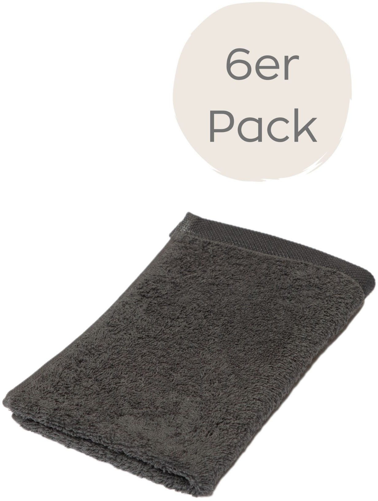 Wewo fashion Gästehandtücher 9517G, Frottee (Packung, günstig online kaufen