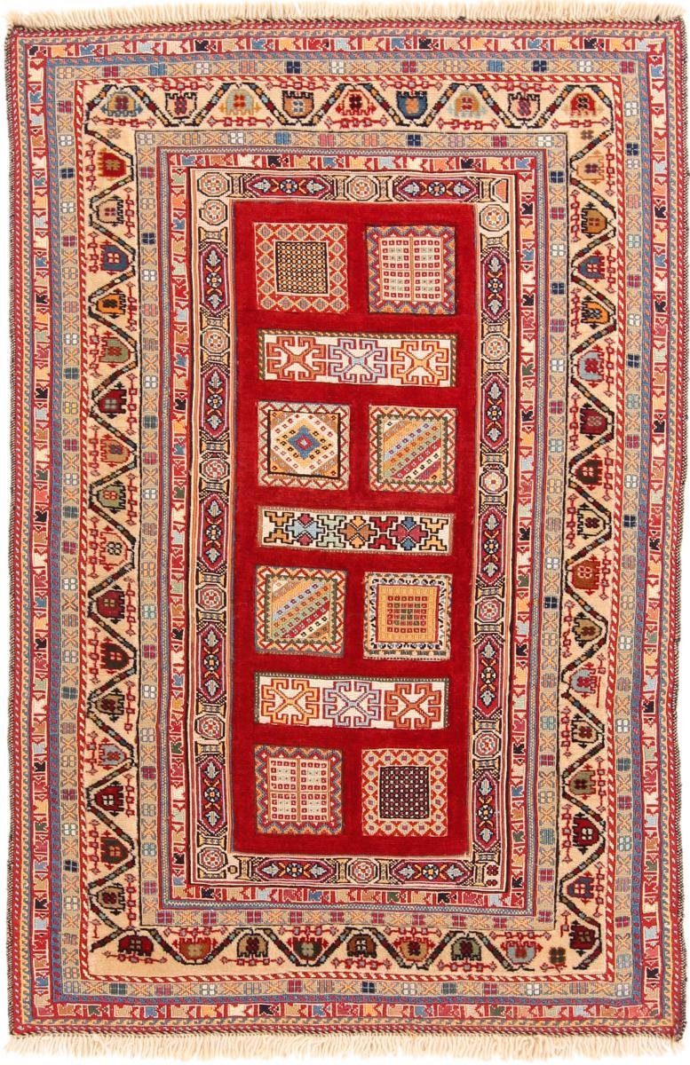 Orientteppich Kelim Soozani Nimbaft 79x123 Handgeknüpfter Orientteppich, Nain Trading, rechteckig, Höhe: 8 mm