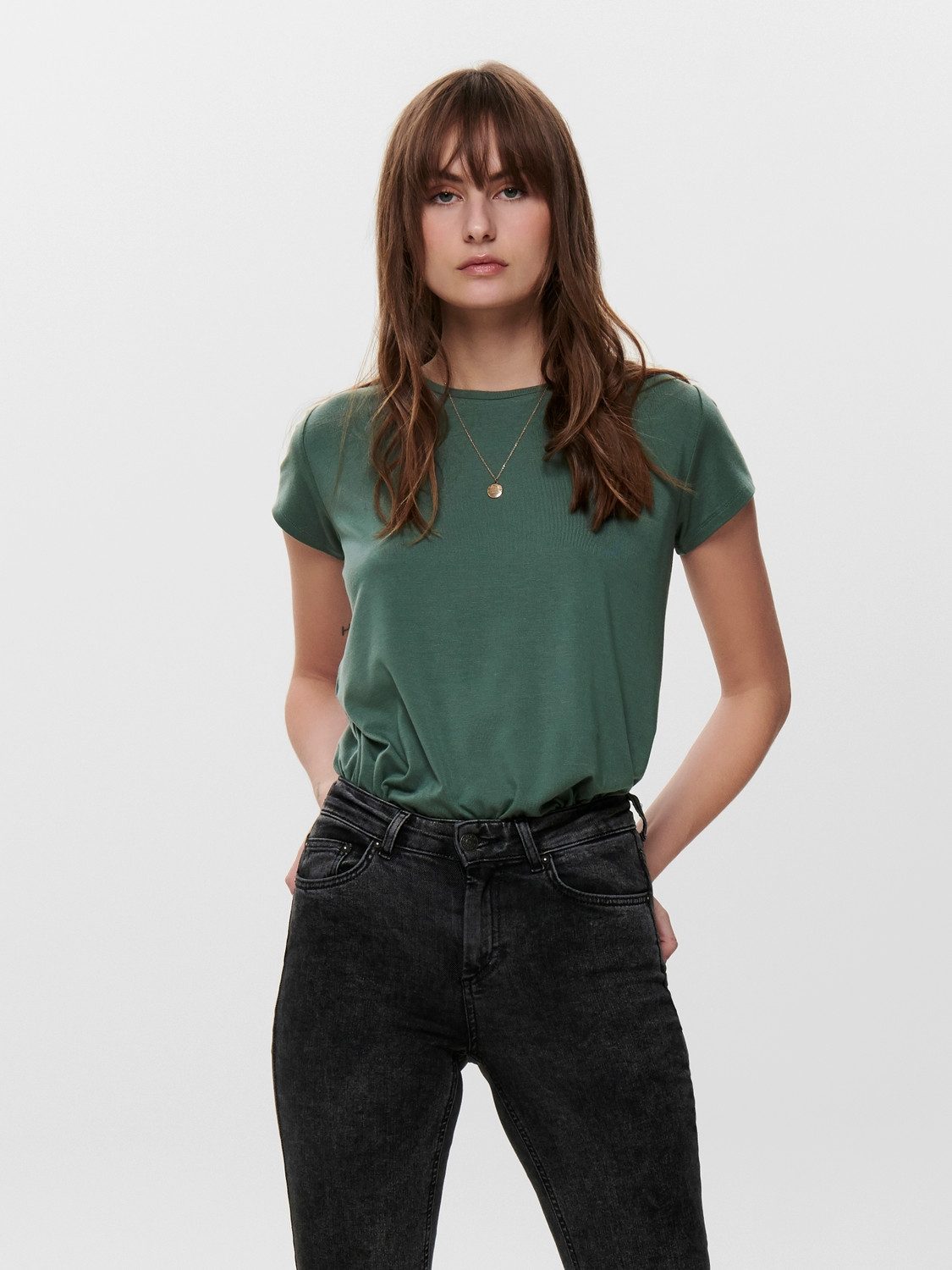 ONLY Kurzarmshirt ONLGRACE S/S T-SHIRT CS JRS günstig online kaufen