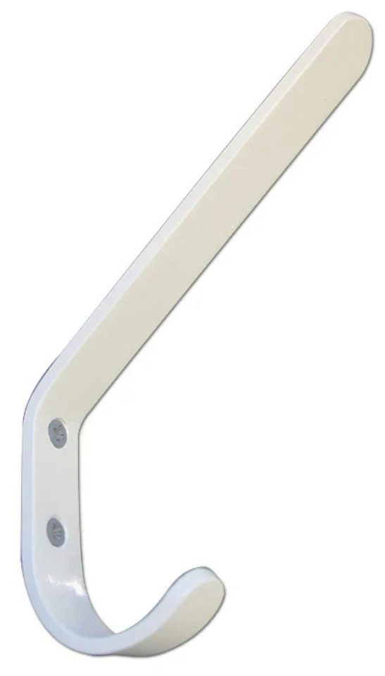 Jürgen Schwerter Hakendesign Kleiderhaken groß und klein, weiß, Wandhaken Stahl, Garderobenhaken modern, Wand, (Packung)