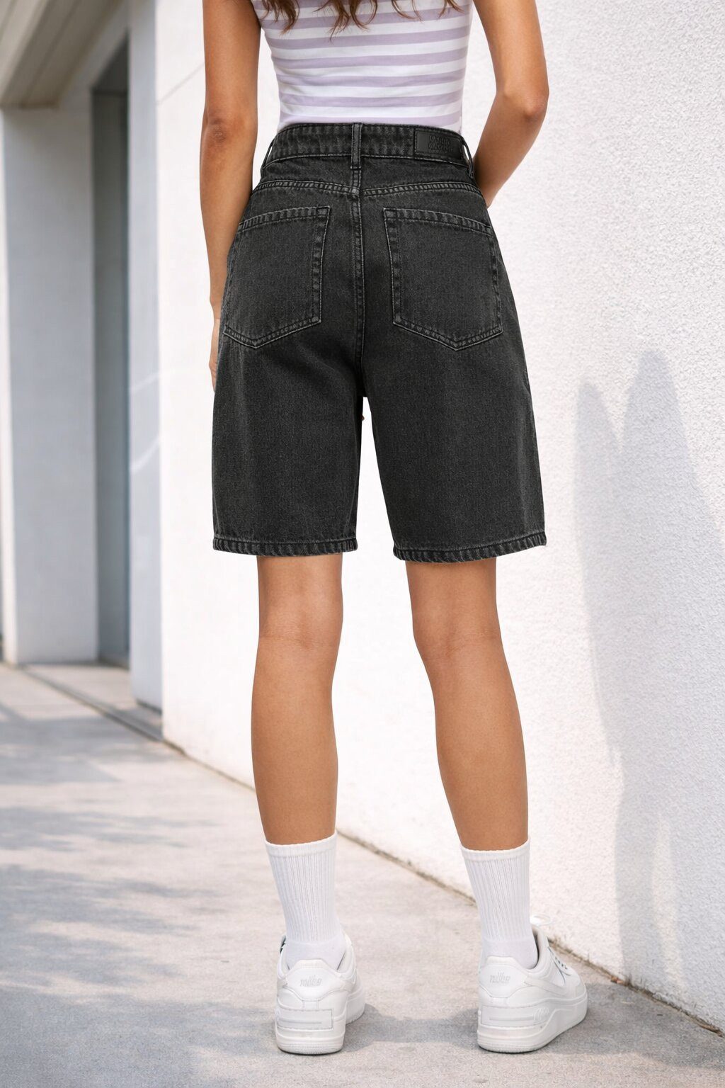 urbandreamz Shorts Damen Bermudas kurze Hose Baumwolle Chino Sommer Hose – Bild 3 von 5