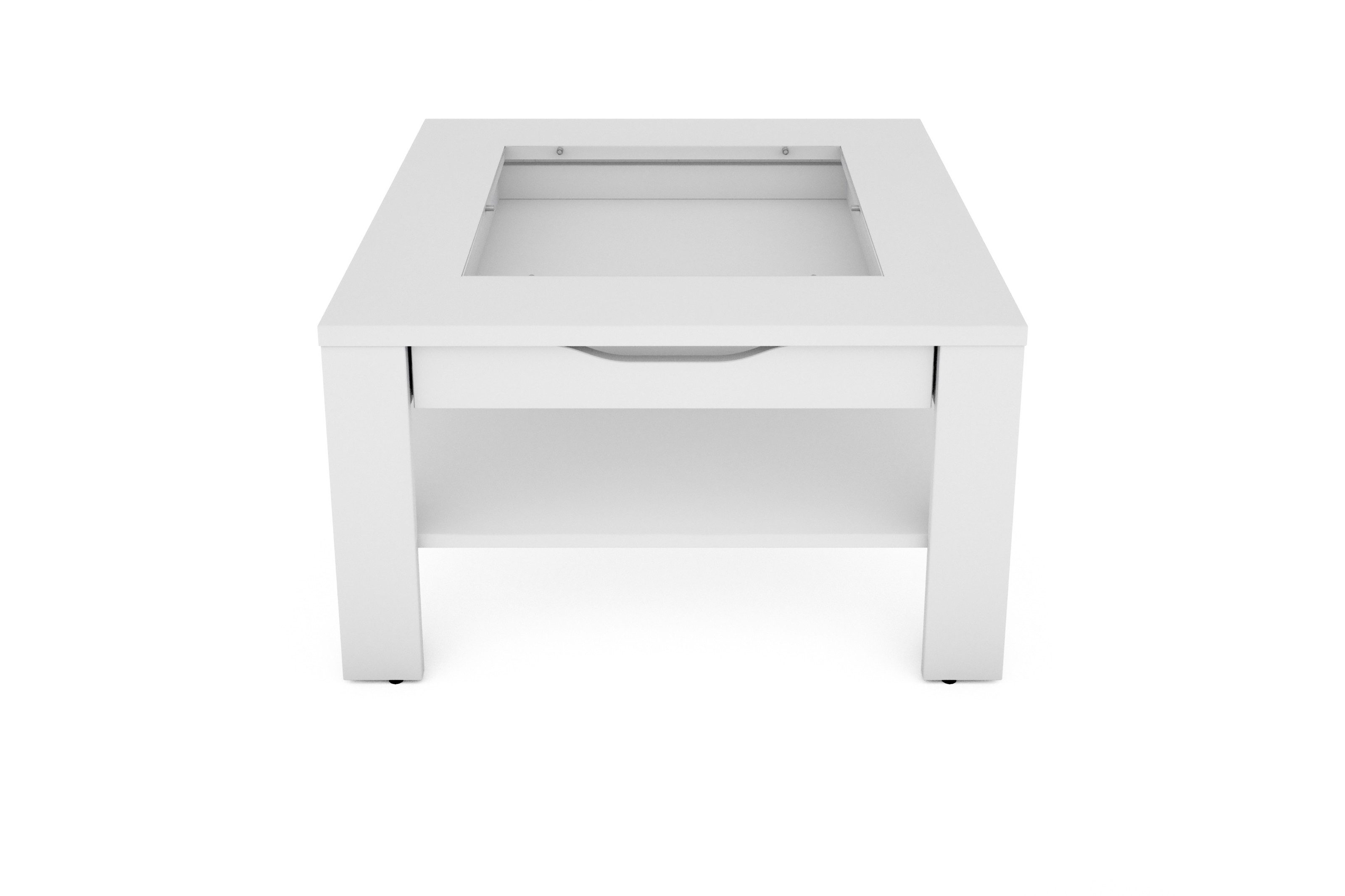 freiraum Couchtisch RALPH, in Weiß 67 x 43 x 67 cm (BxHxT)