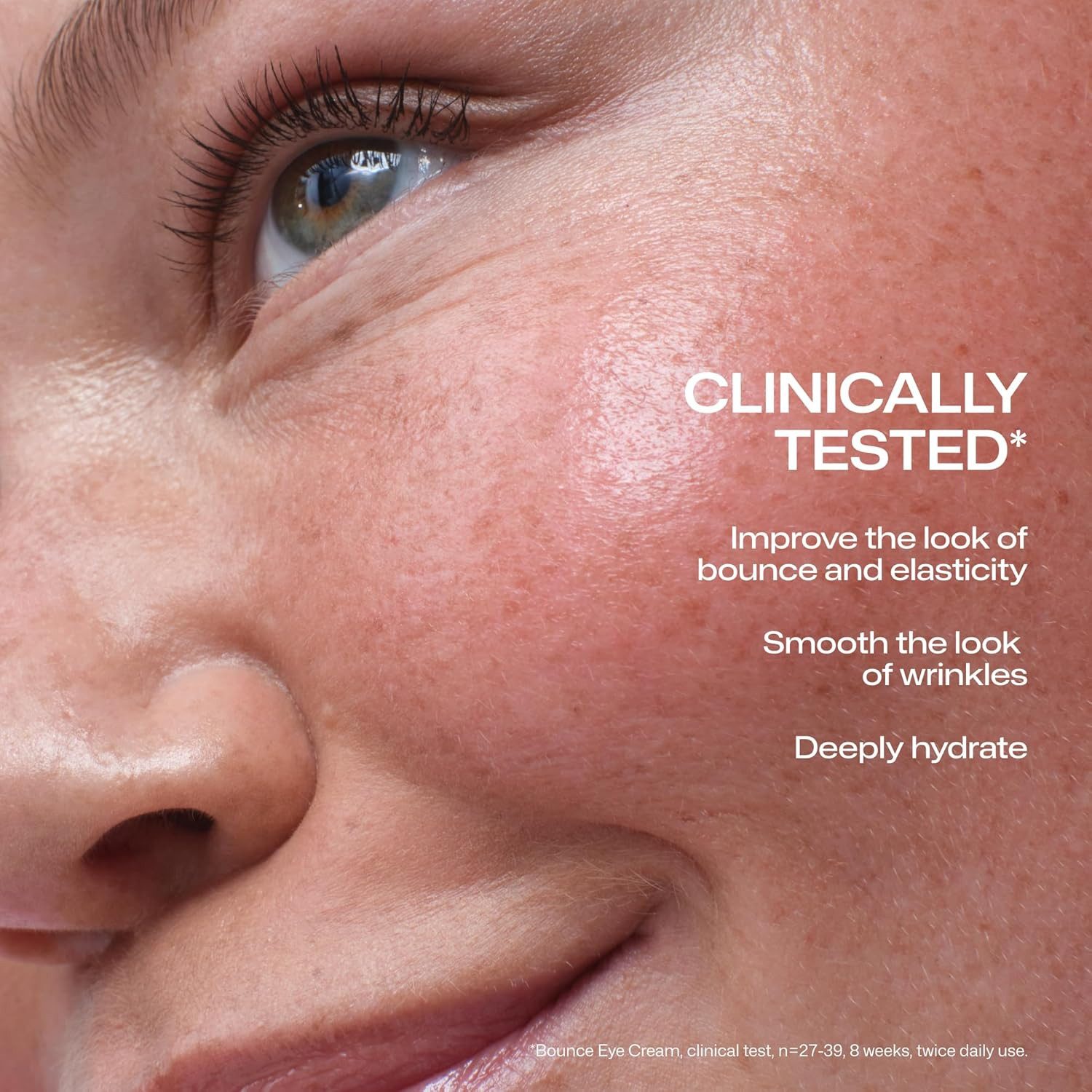 Lumene Anti-Aging-Augencreme Nordic Bloom [LUMO] Bounce Eye Cream, dreifacher Hyaluronsäure und nordischer Preiselbeere, Aufpolsternde und aufhellende Augencreme mit veganen Kollagenpeptiden