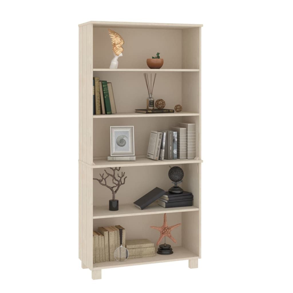 vidaXL Highboard NA Highboard Massivholz Kiefer Honigbraun