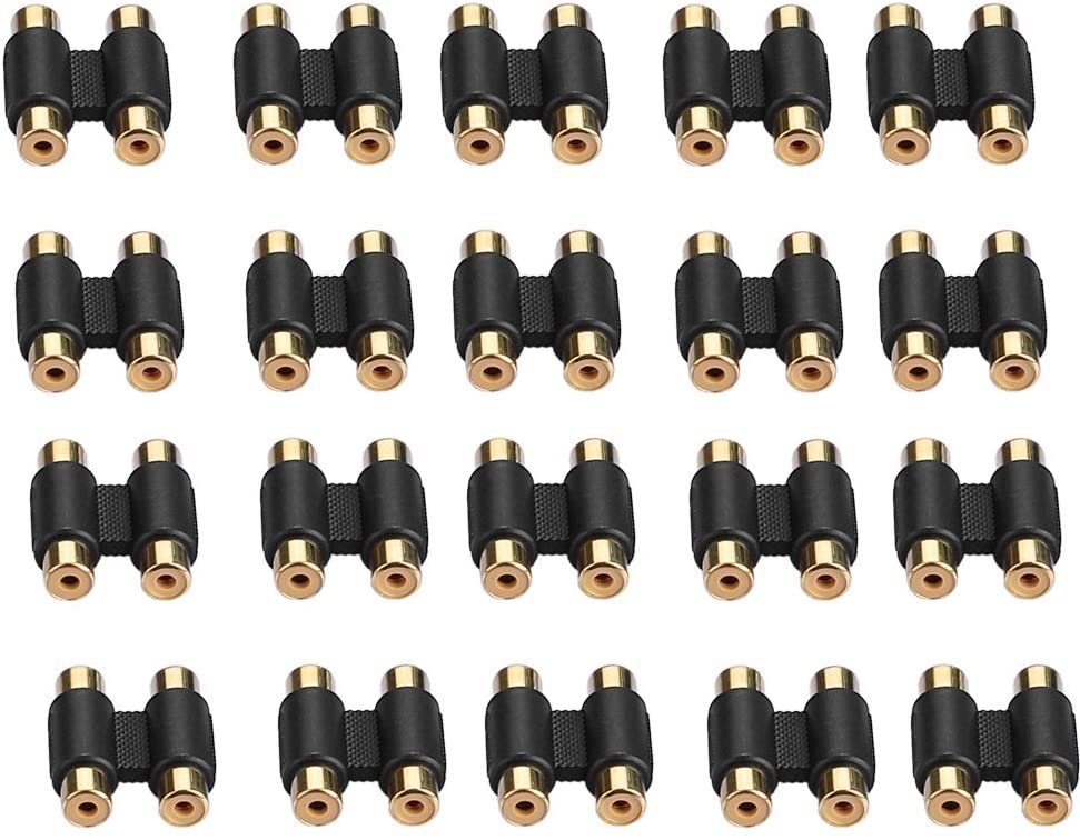euroharry Dule Cinch/RCA-Phono-Koppler Audio-Video-Anschlussadapter Adapter