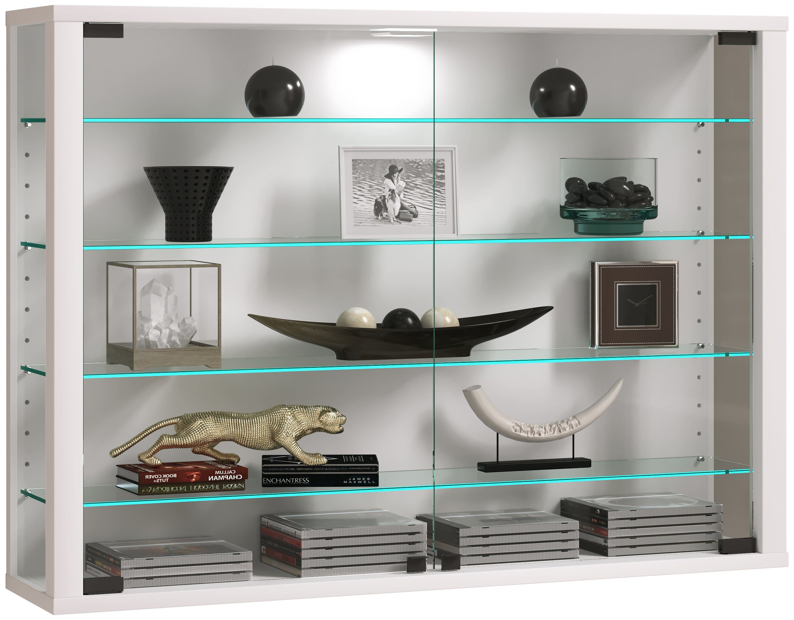 VCM Hängevitrine Wandvitrine Hängevitrine Glasvitrine Vitrosa günstig online kaufen