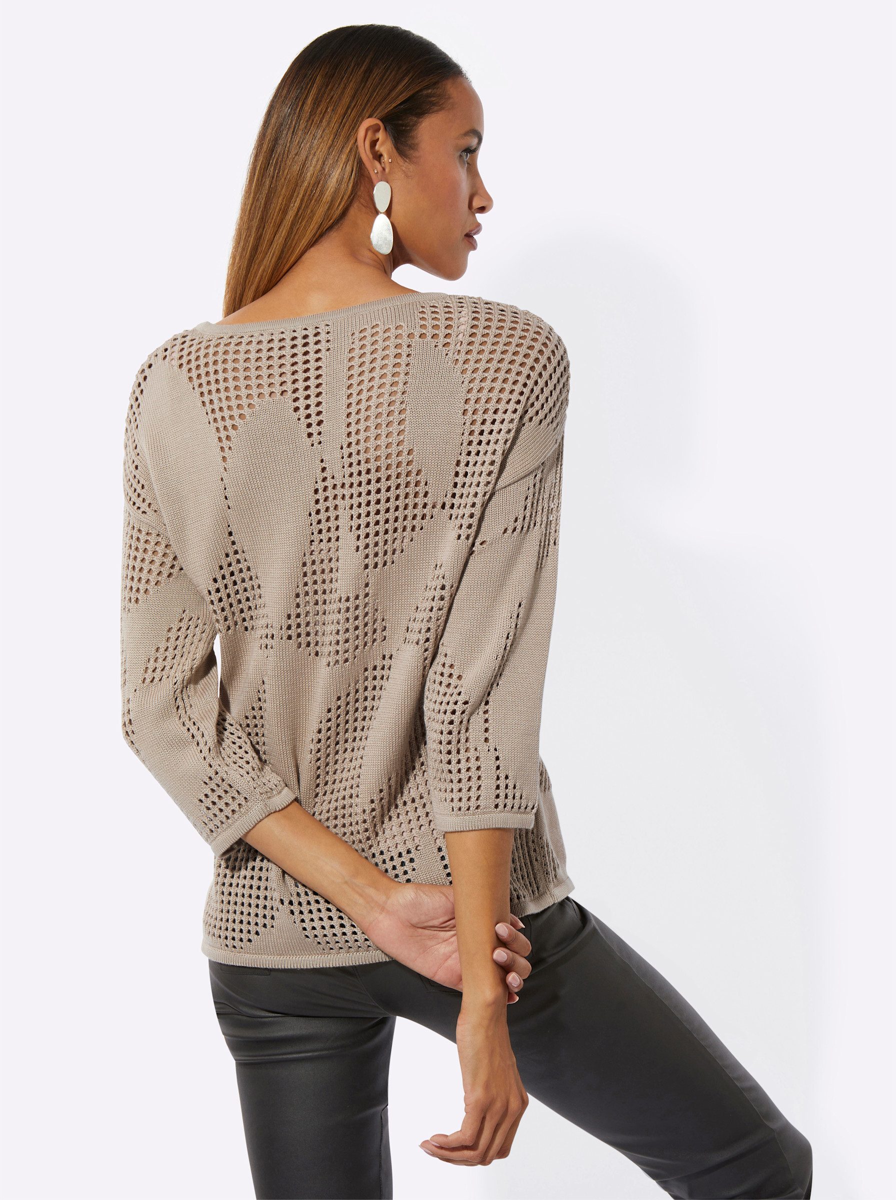 creation L Strickpullover Ajourpullover günstig online kaufen