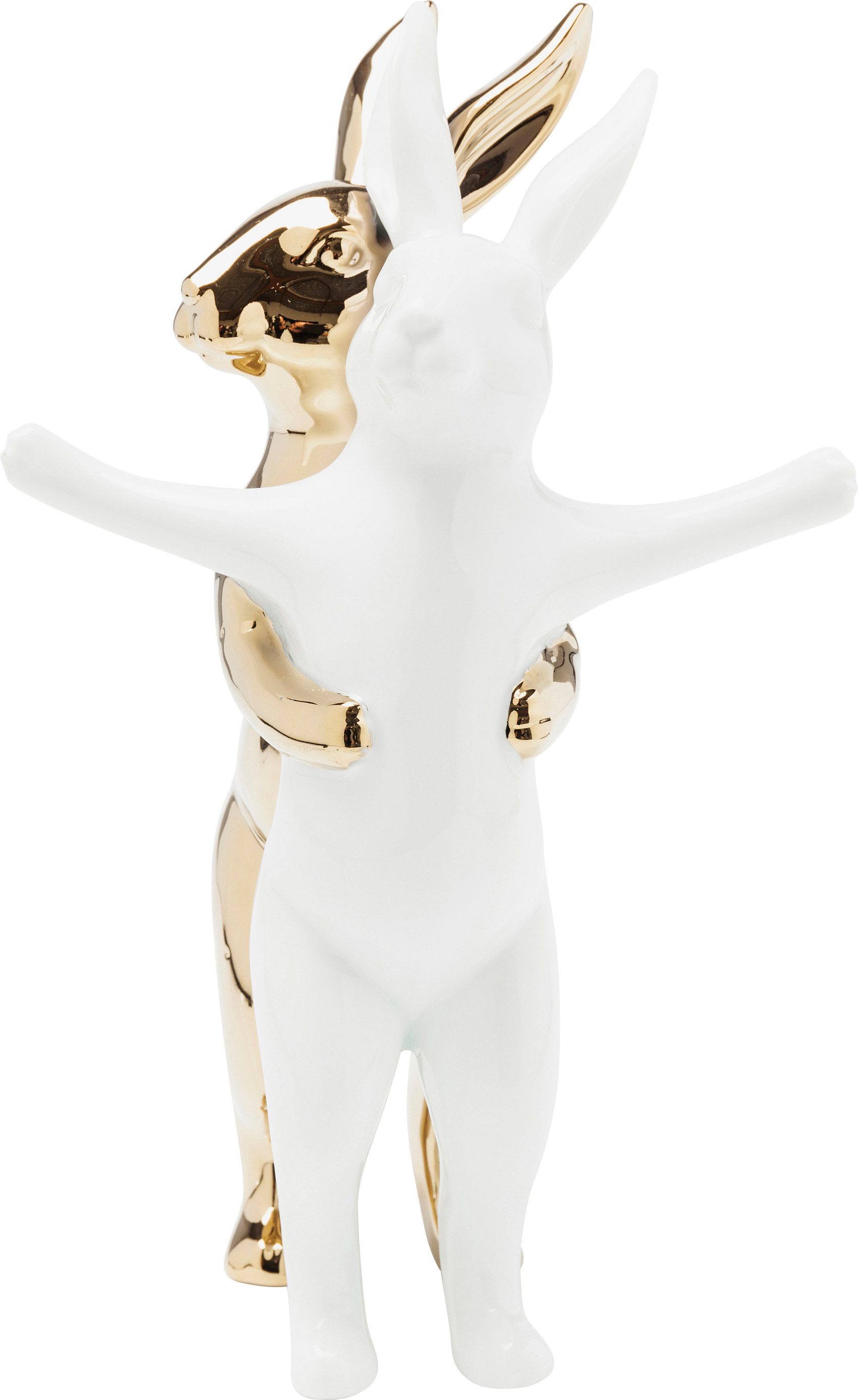 Kare Design Dekofigur Deko Figur Hugging Rabbits Medium günstig online kaufen