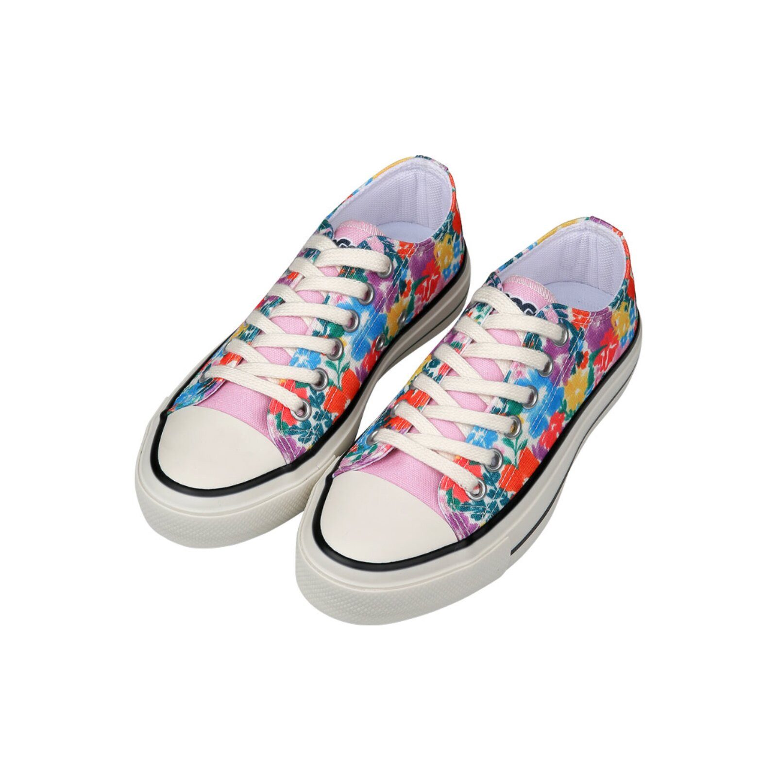 DOGO Liria Low-Top Sneaker Floral Damen Sneaker Sneaker Handgefertigt