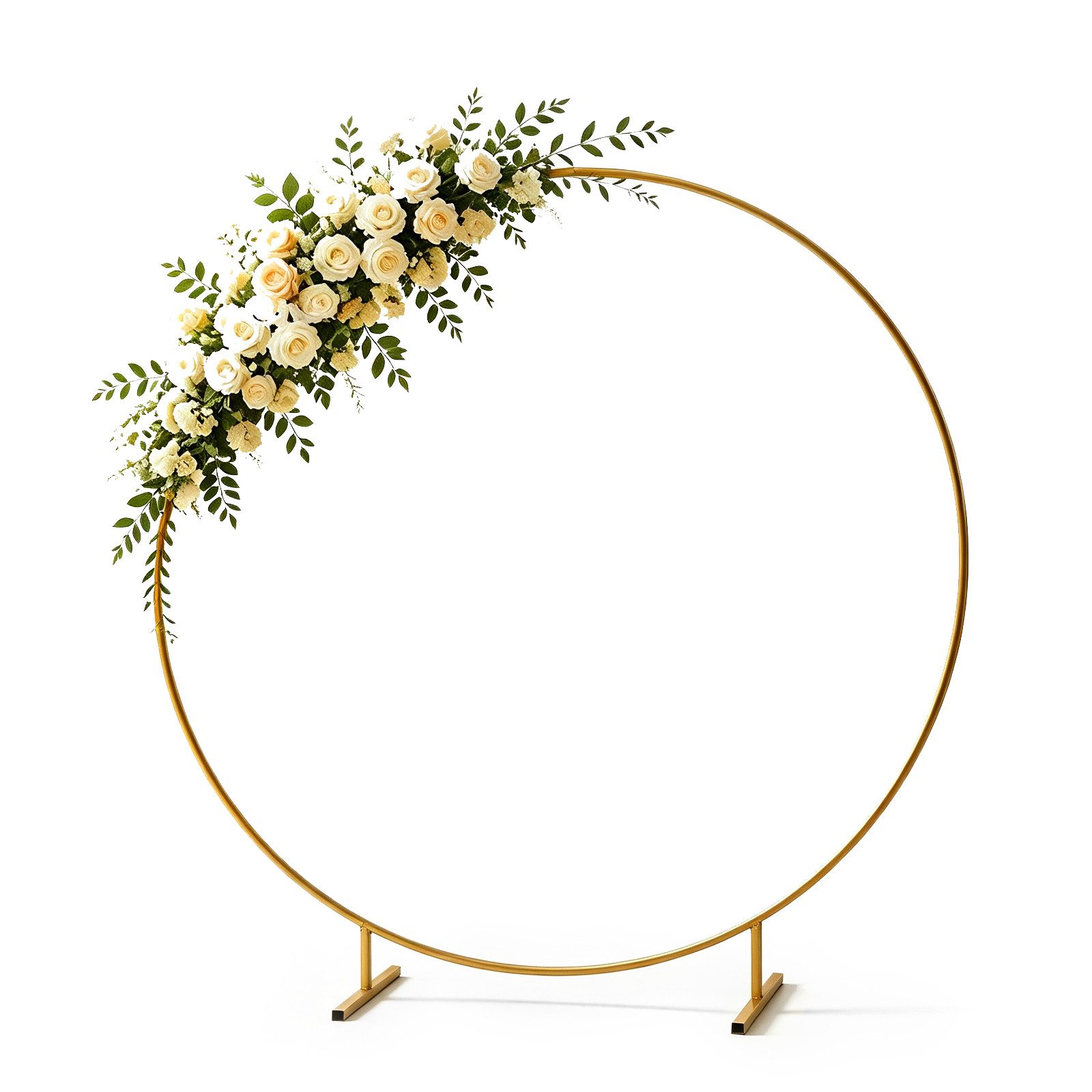 FANNOU Fensterdekoration Ballonbogenständer, goldener Ständer, Rahmen, Hochzeit