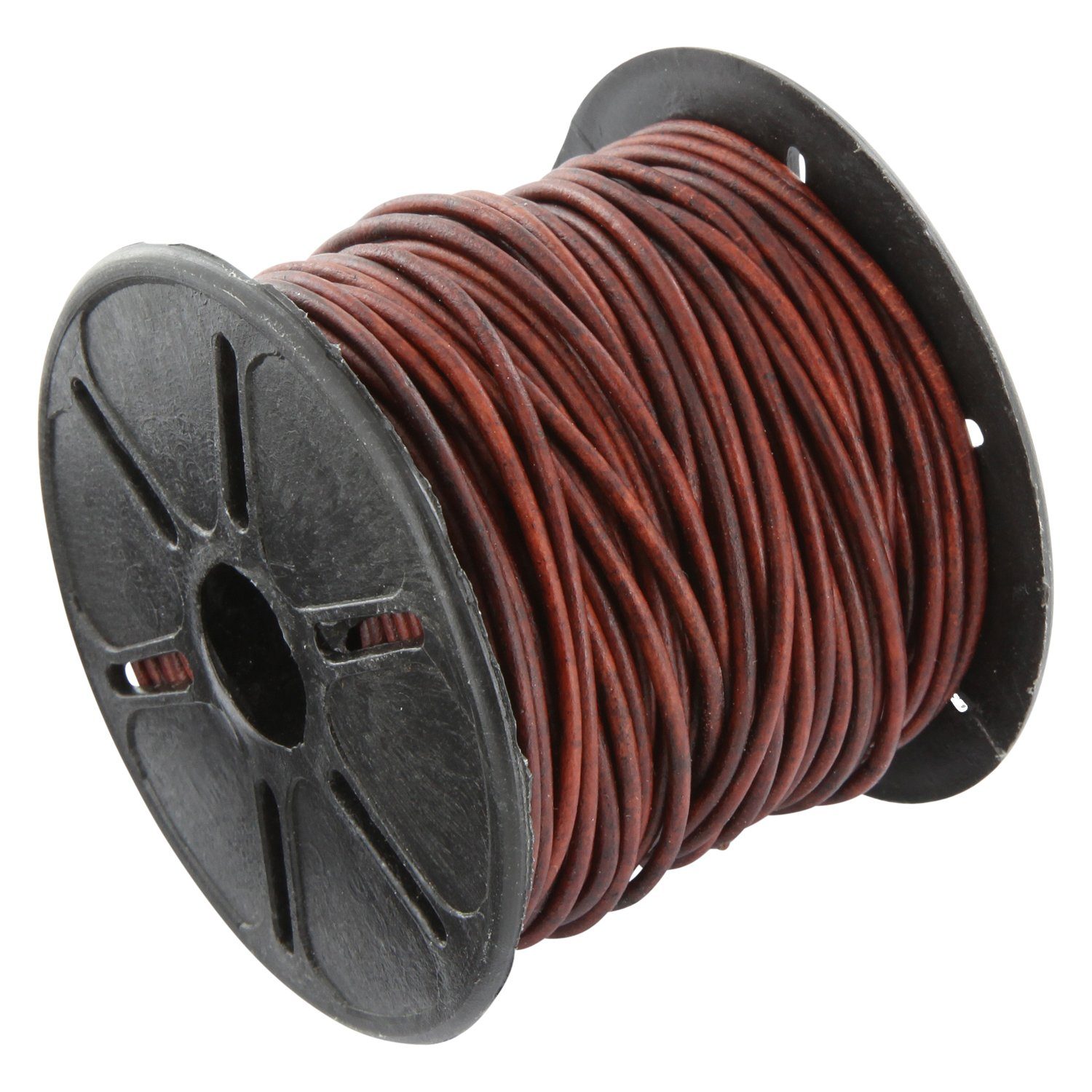Bastelnaturmaterial 10m Rolle Lederband rund Durchmesser 3mm Farbe wählbar