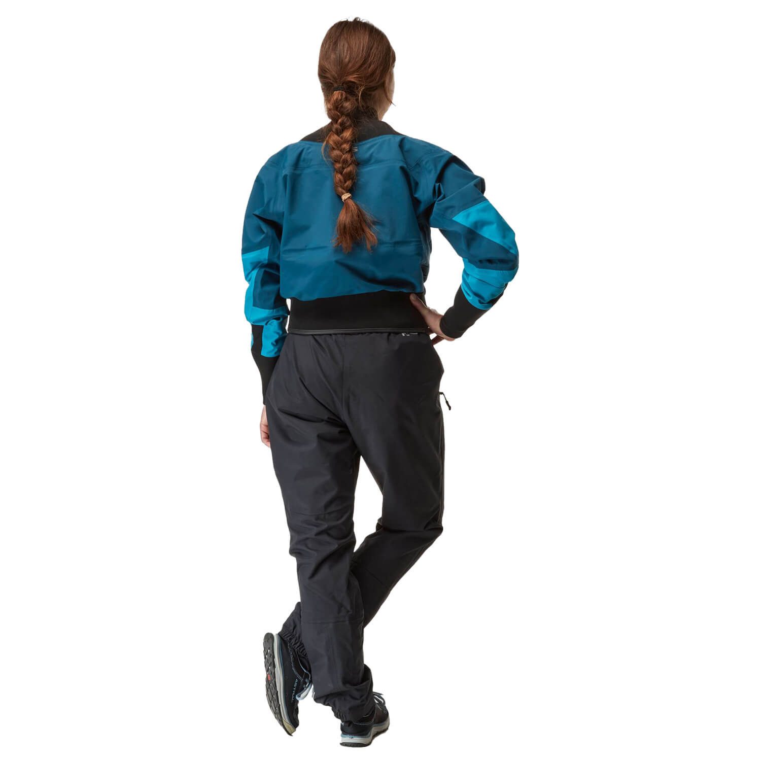 NRS Outdoorjacke NRS Dry Top Flux Trockenjacke Blau Damen