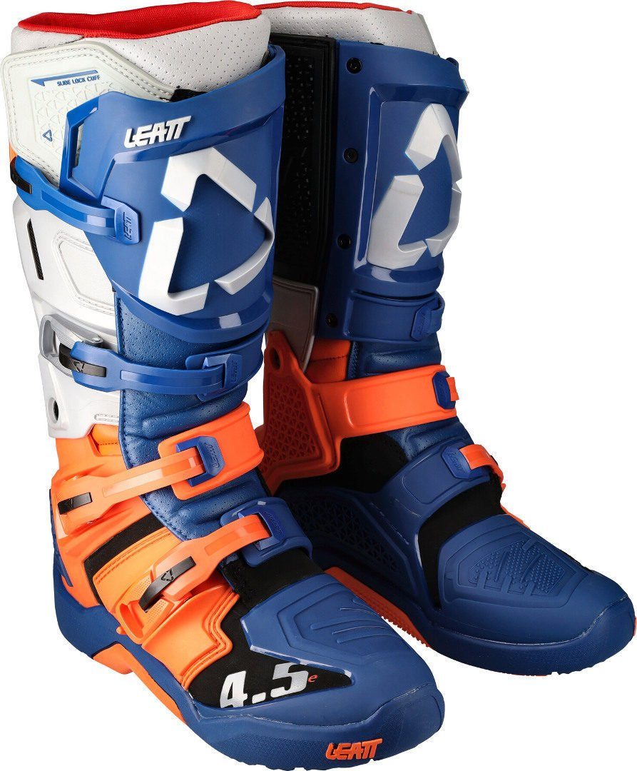 Blue/White/Orange Leatt 4.5 Enduro-Stiefel Motorradstiefel