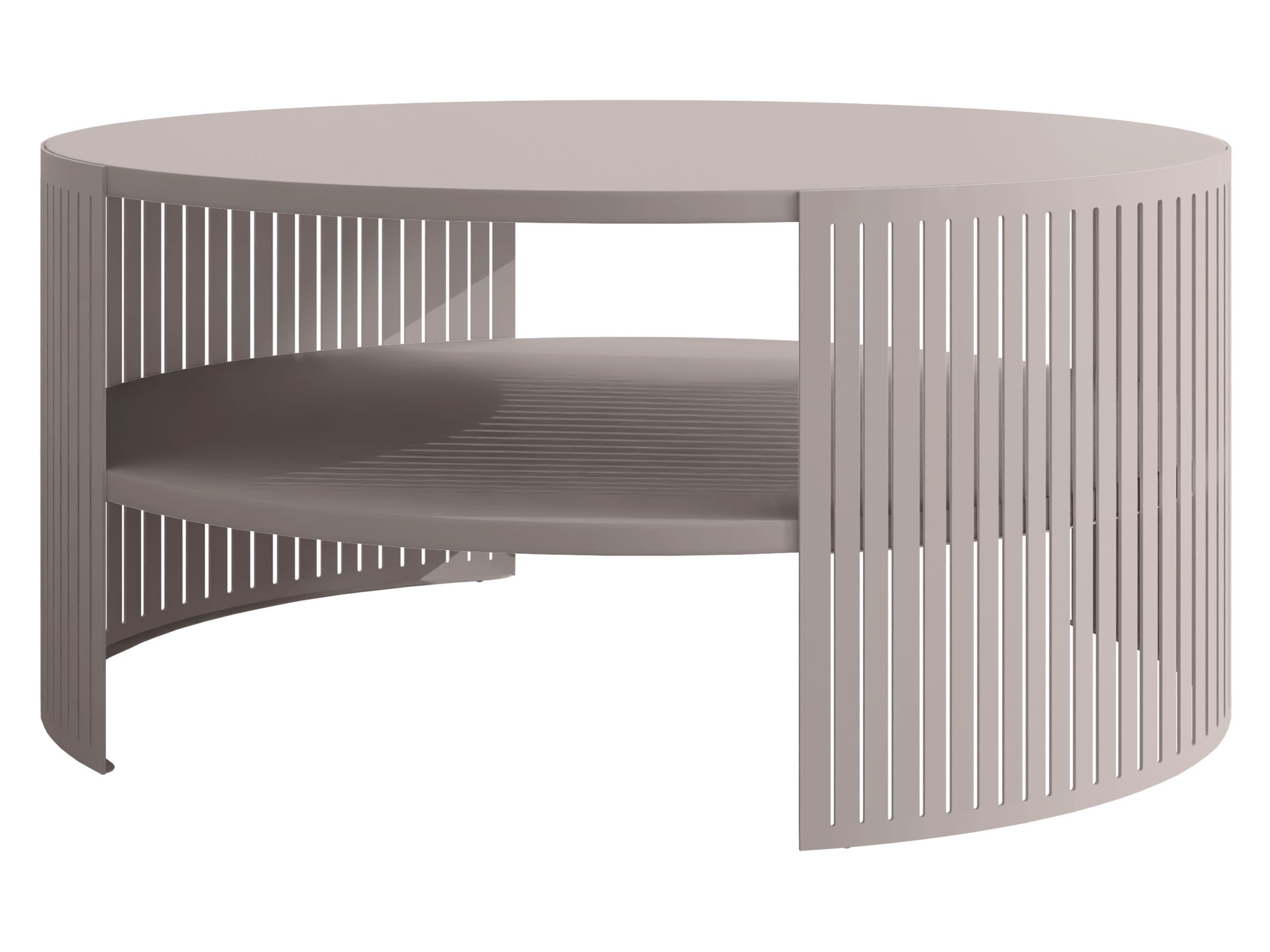 MIRJAN24 Couchtisch Fikoli Cashmere, 75x75x40 cm, Gestell aus Stahl