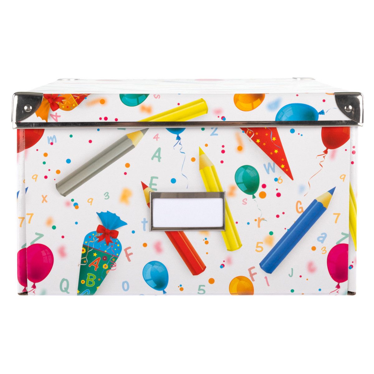 Idena Aufbewahrungsbox Idena Aufbewahrungsbox Schule faltbar 35x28x27cm