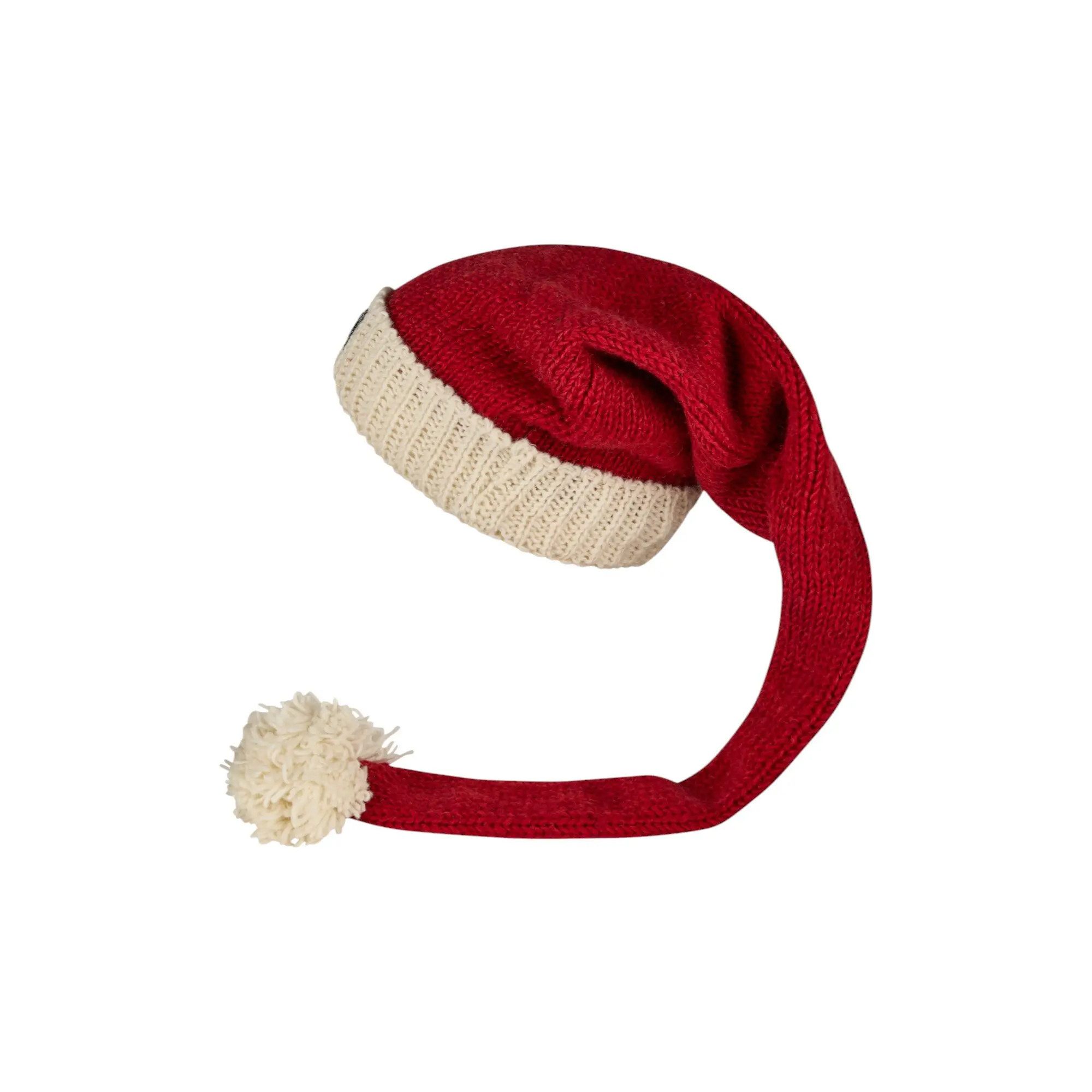 THC Natural Line Strickmütze THC Schafwoll Zipfelmütze 600 rot (1 Stück, 1-St., 1 Stück) Innenfutter: Fleece
