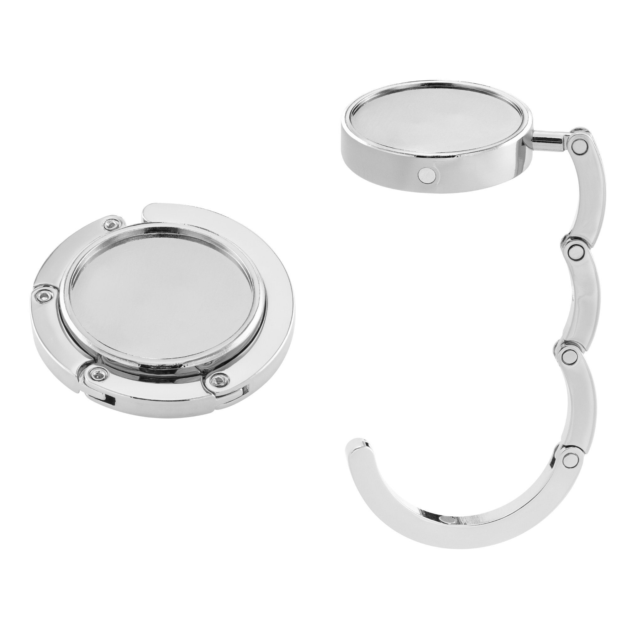 Taschen-Halterung kwmobile Tisch Handtaschenhalter Haken - 2x Faltbare Antirutsch
