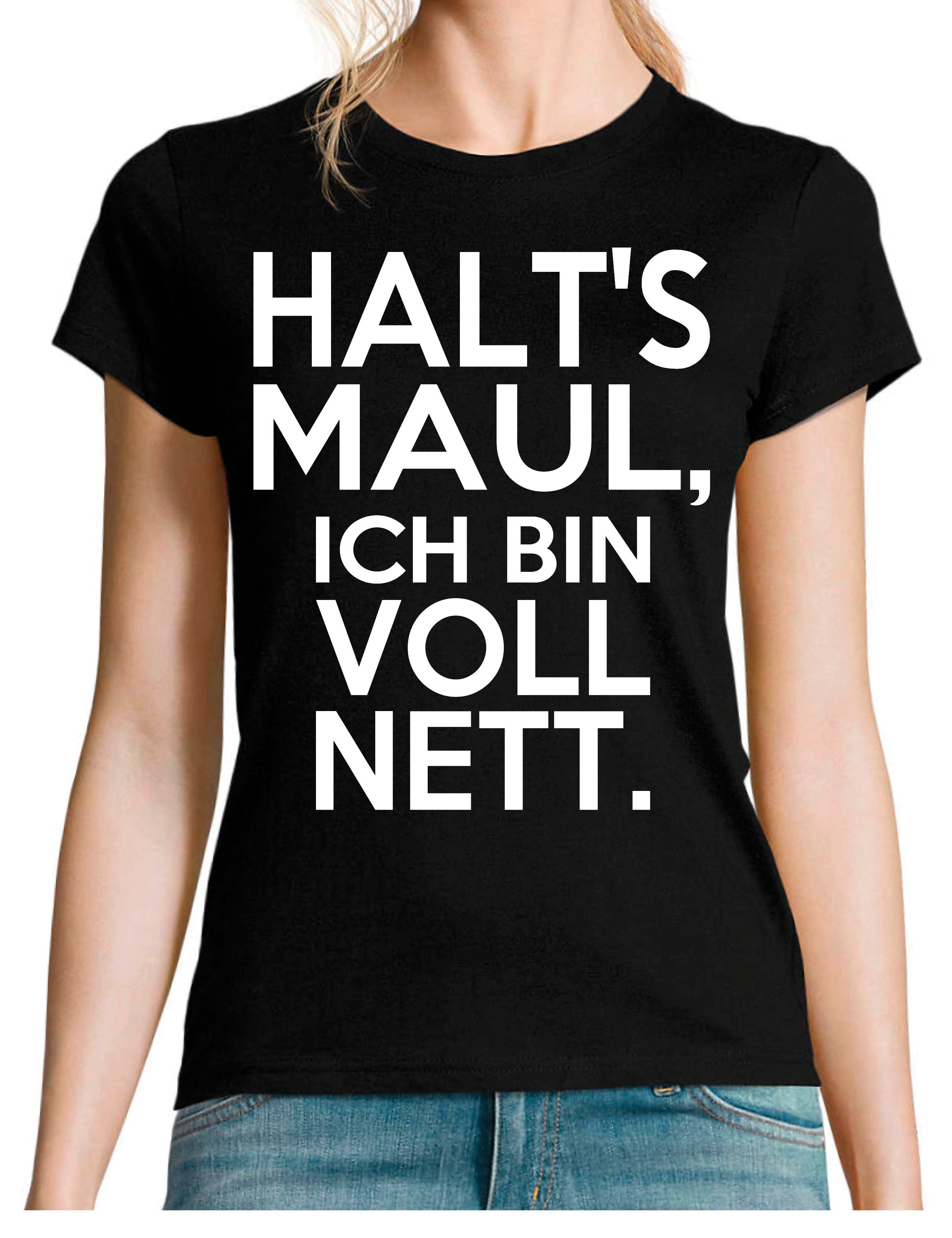 Youth Designz Print-Shirt Damen T-Shirt "Halts günstig online kaufen