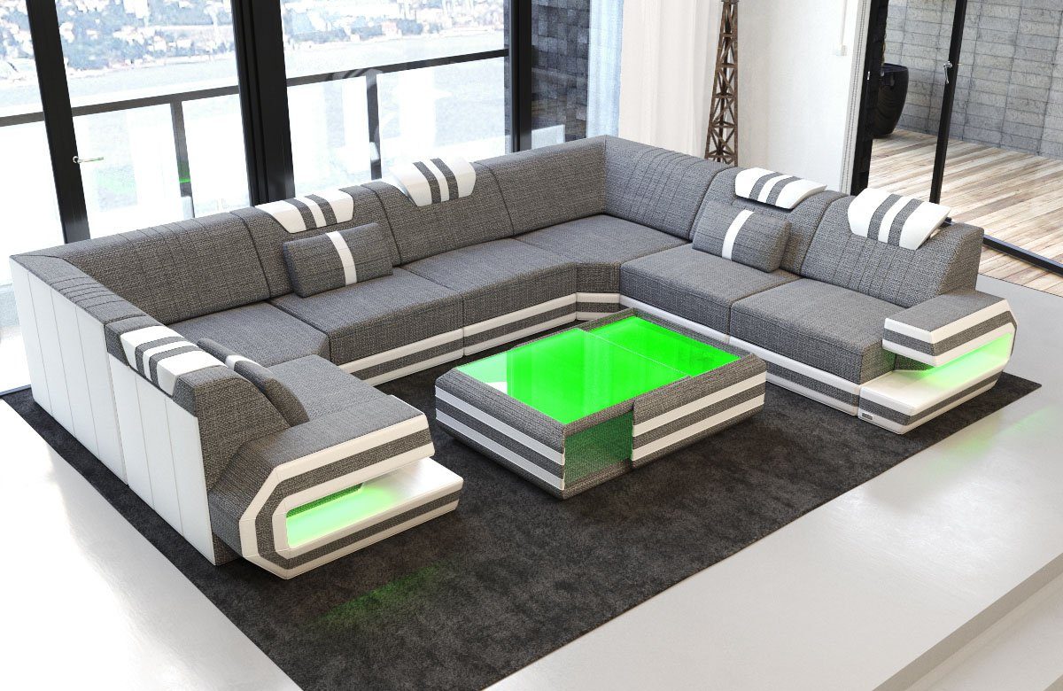 Sofa Dreams Wohnlandschaft Design Polster Stoff günstig online kaufen