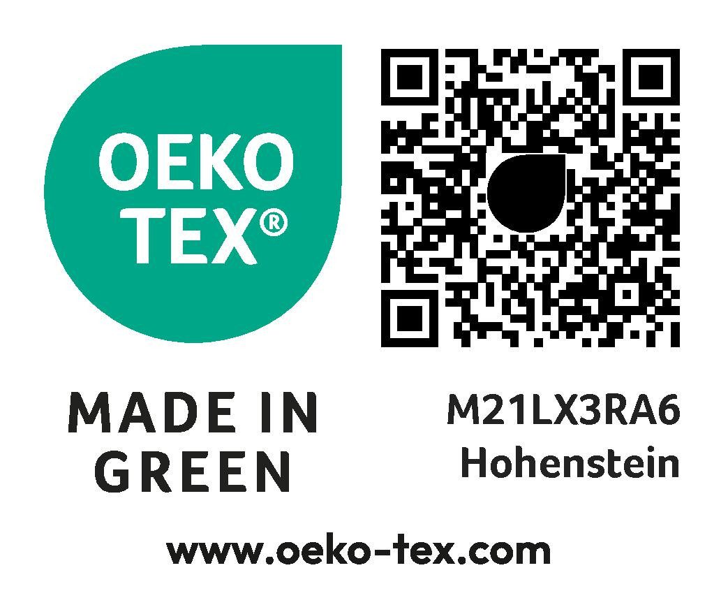 Kaeppel Wendebettwäsche MOTION 100% gekämmte Baumwolle, Mako-Satin, 2 teilig, mit feinen Wellenlinien, Markenreißverschluss, Wendeoptik – Bild 4 von 4
