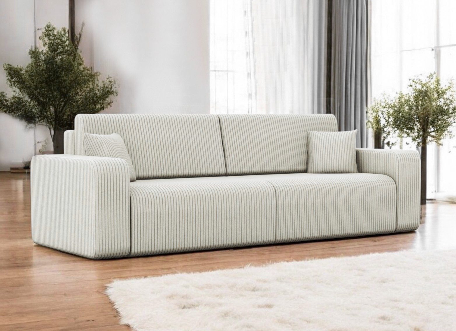 Compleo Schlafsofa mit Bettkasten Cordstoff LAGA günstig online kaufen