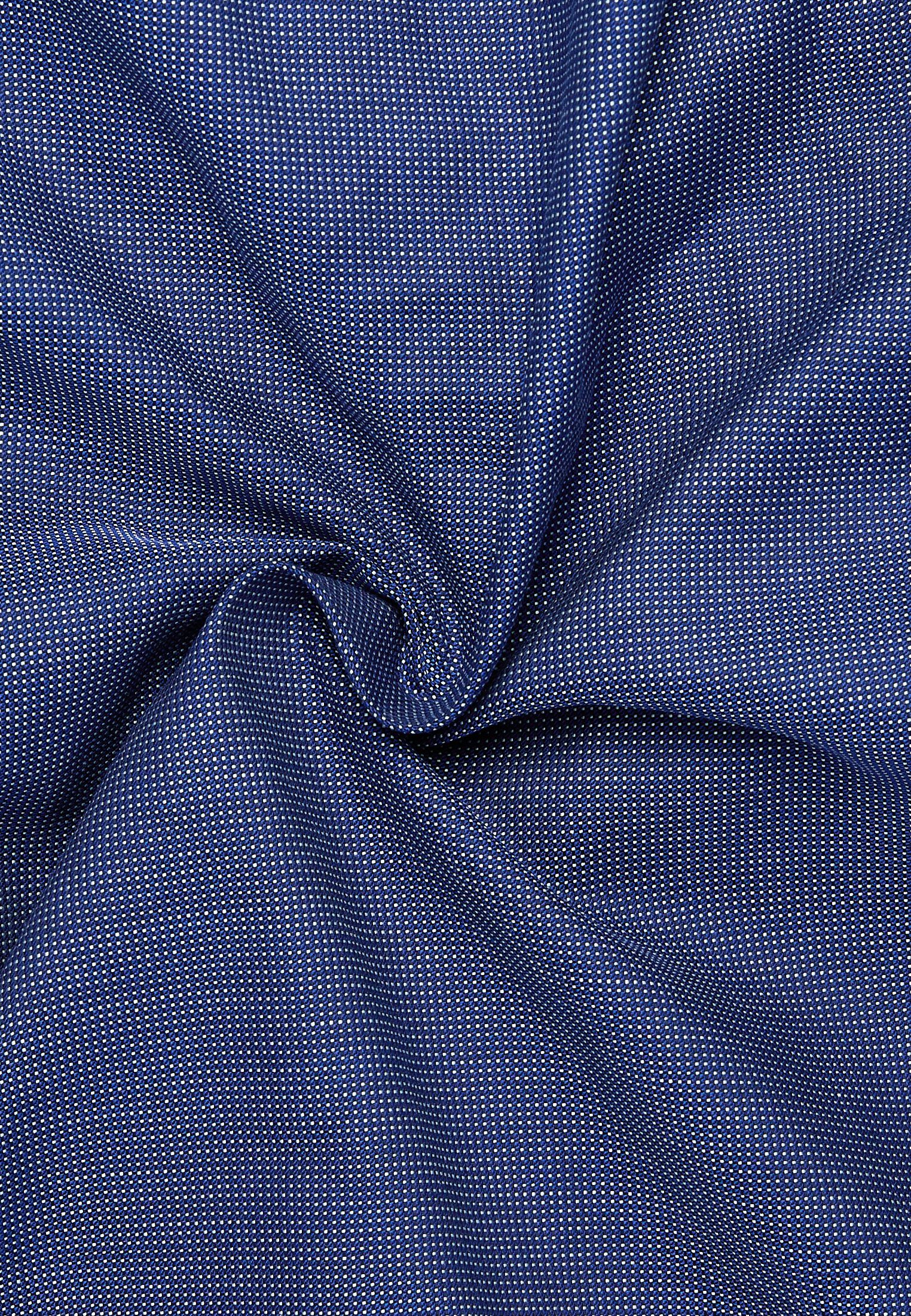 Eterna Langarmhemd SUPER blau SLIM